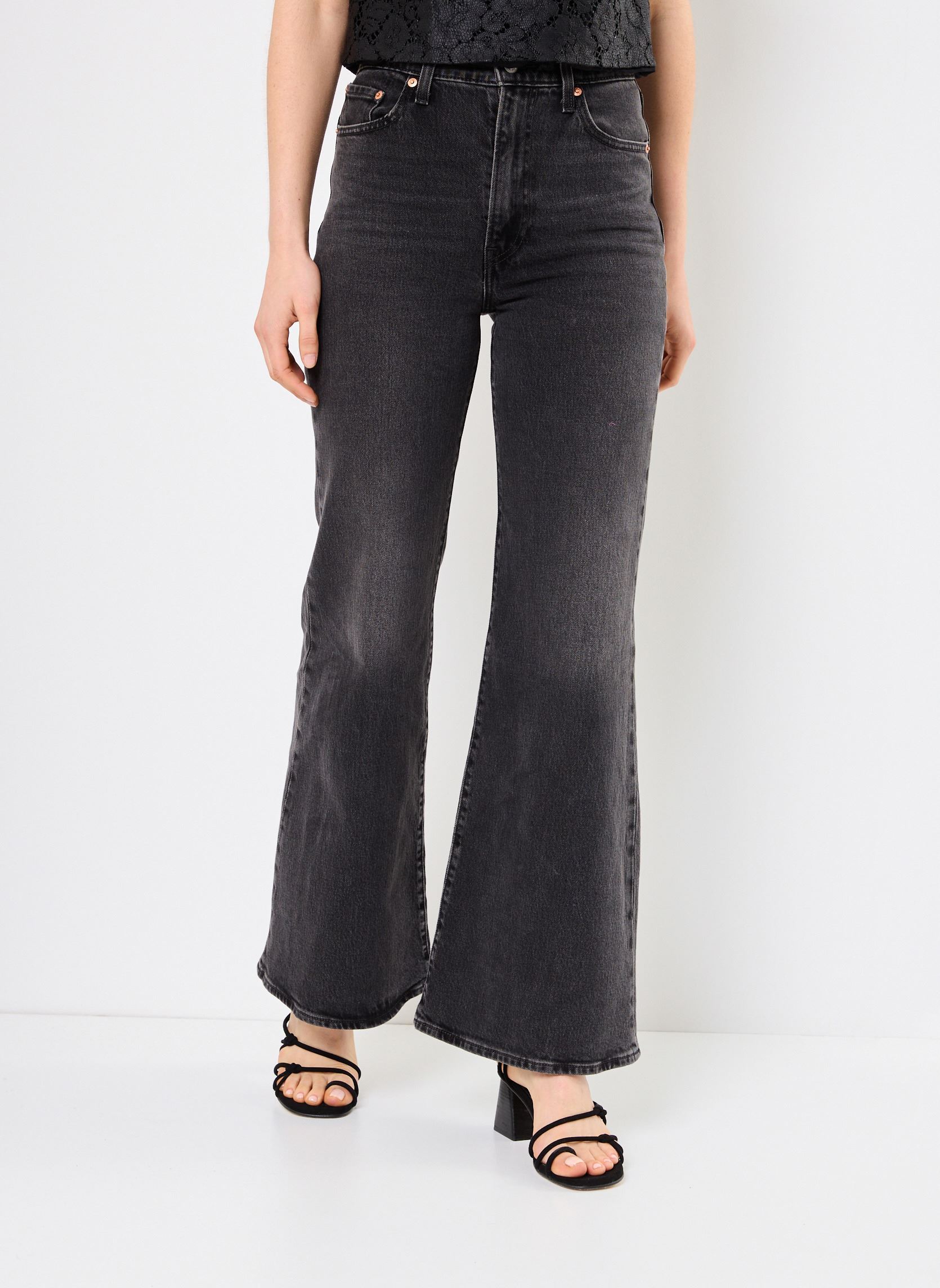 Jeans flare / larges Levis RIBCAGE BELLS US 26 / - vue 2