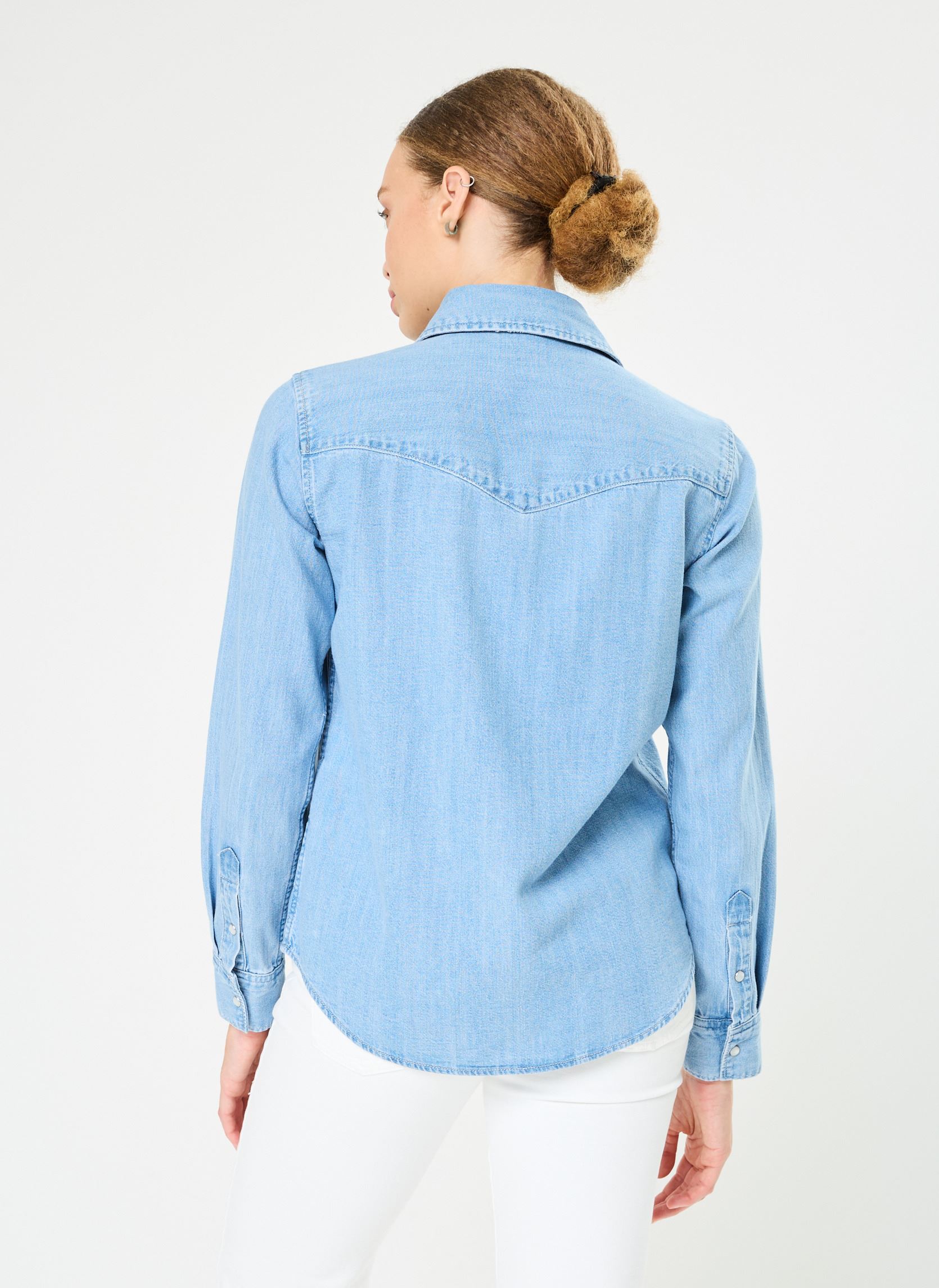 Chemises manches longues Iconic Western femme bleu Levi's Chemises manches longues Iconic Western femme bleu OLD 517 BLUE 2