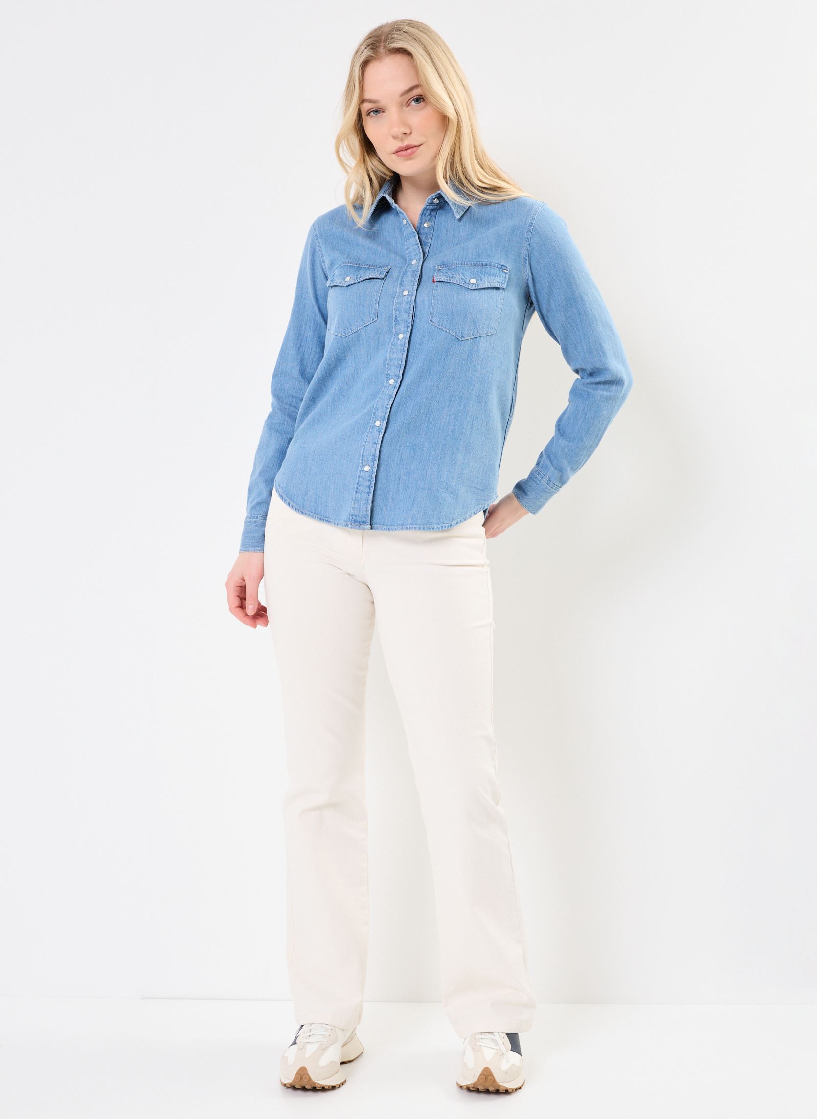Langarm-Hemden Iconic Western damen blau Levi's Langarm-Hemden Iconic Western damen blau PLAY BREAK