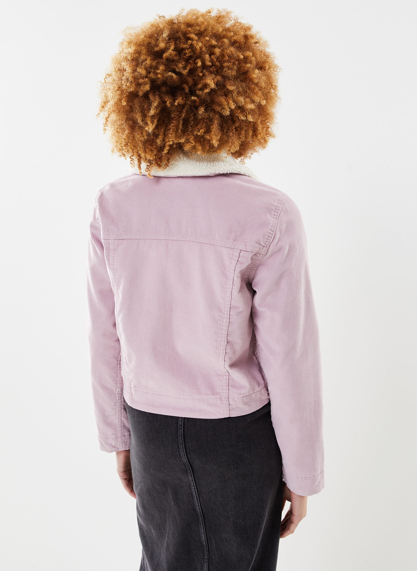 Jeansjacken T3 Retro Sherpa Trucker damen rosa Levi's Jeansjacken T3 Retro Sherpa Trucker damen rosa KEEPSAKE LILAC