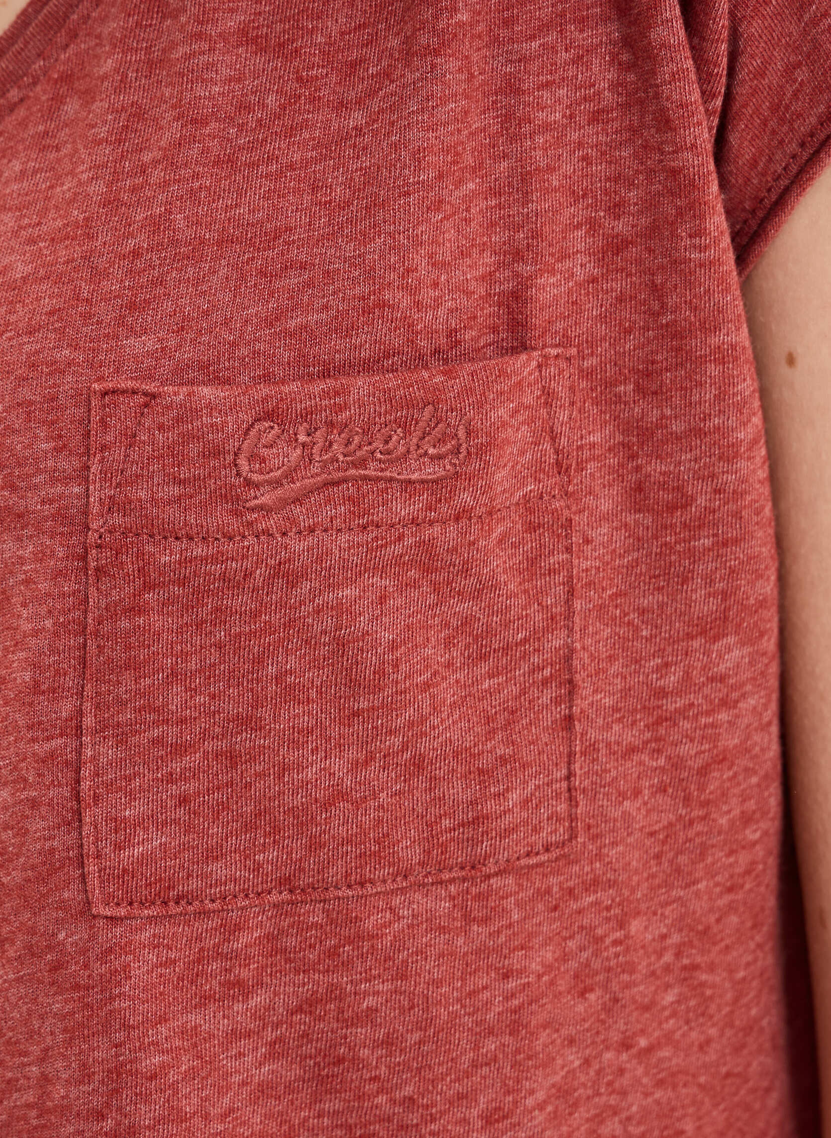 Tee-shirts T-shirt - CRE3ORANGE1 femme rouge CREEKS Tee-shirts T-shirt - CRE3ORANGE1 femme rouge Rouge foncé