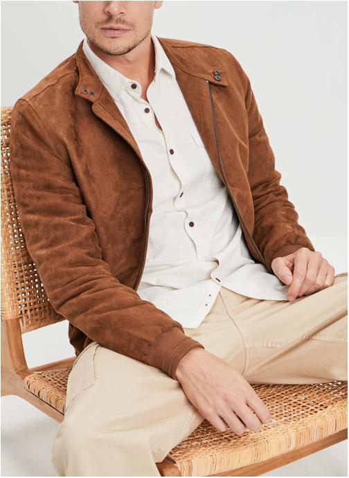 CREEKS Manteaux classiques Blouson - CRE1PEAU homme marron