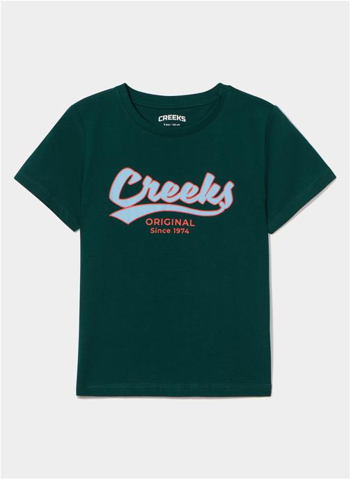CREEKS Tee-shirts vert