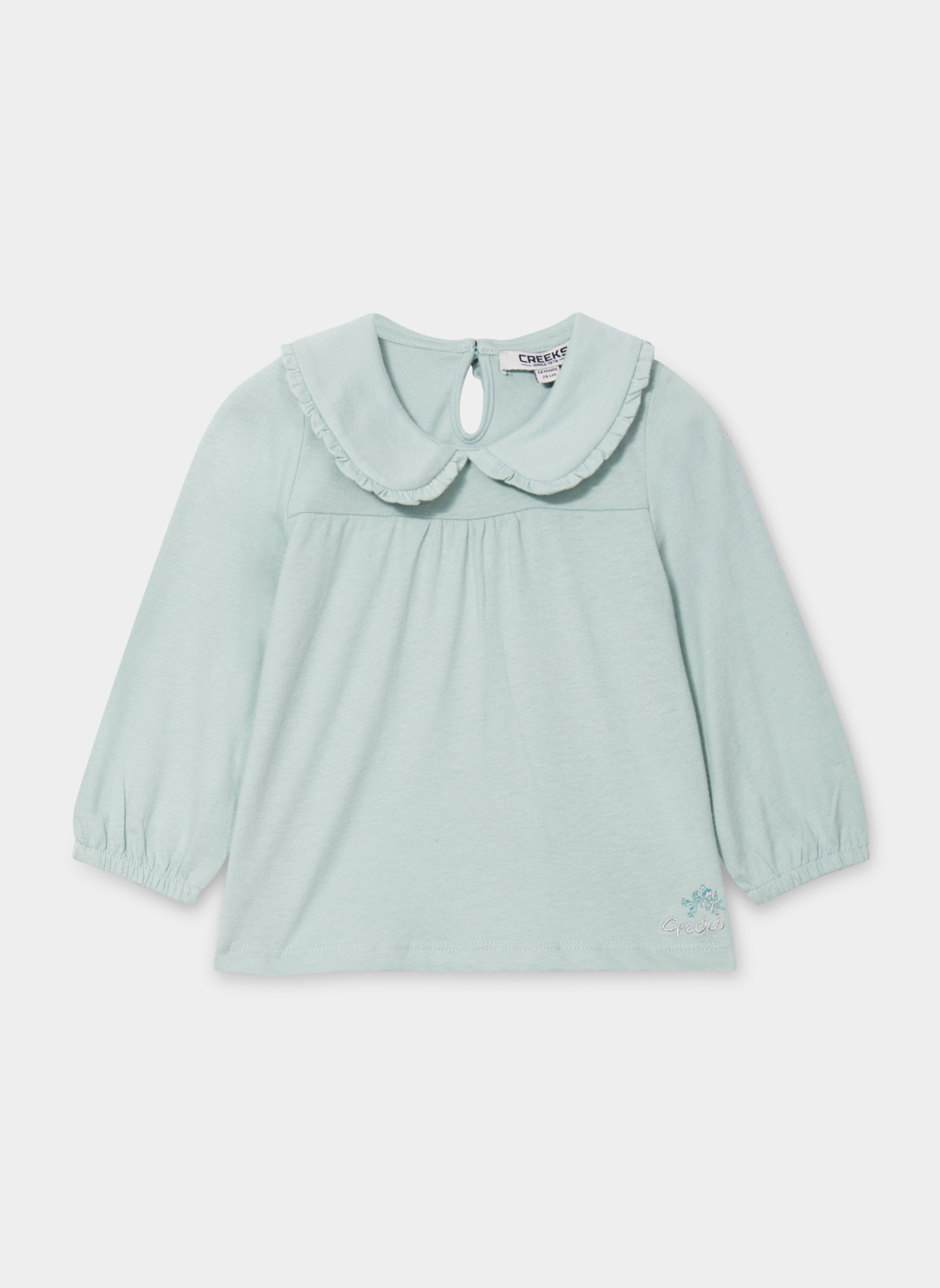 Tee-shirts T-shirt - CREB2_TOPKI fille bleu CREEKS Tee-shirts T-shirt - CREB2_TOPKI fille bleu Bleu