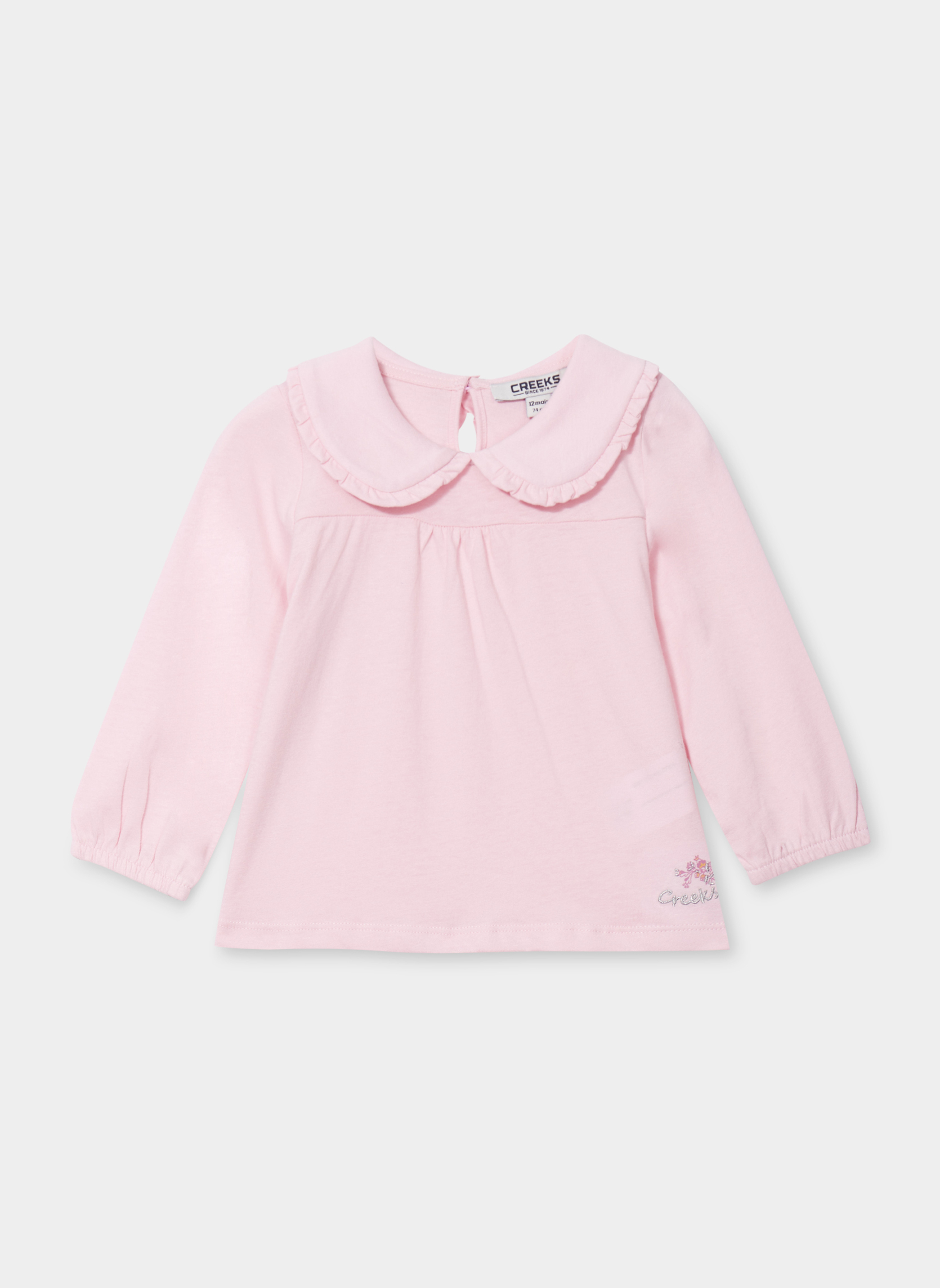 Tee-shirts T-shirt - CREB2_TOPKI fille rose CREEKS Tee-shirts T-shirt - CREB2_TOPKI fille rose Rose