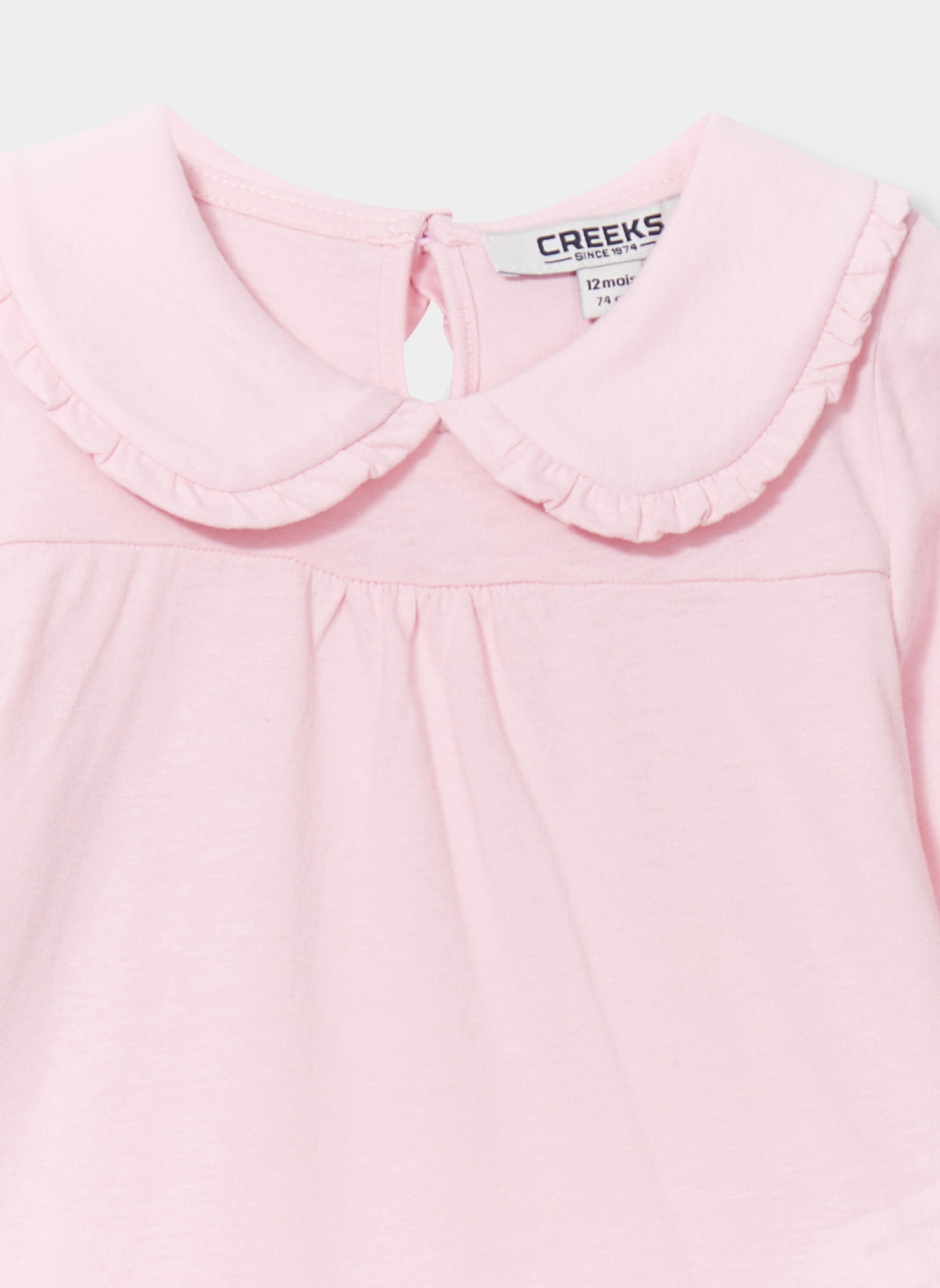 Tee-shirts T-shirt - CREB2_TOPKI fille rose CREEKS Tee-shirts T-shirt - CREB2_TOPKI fille rose Rose