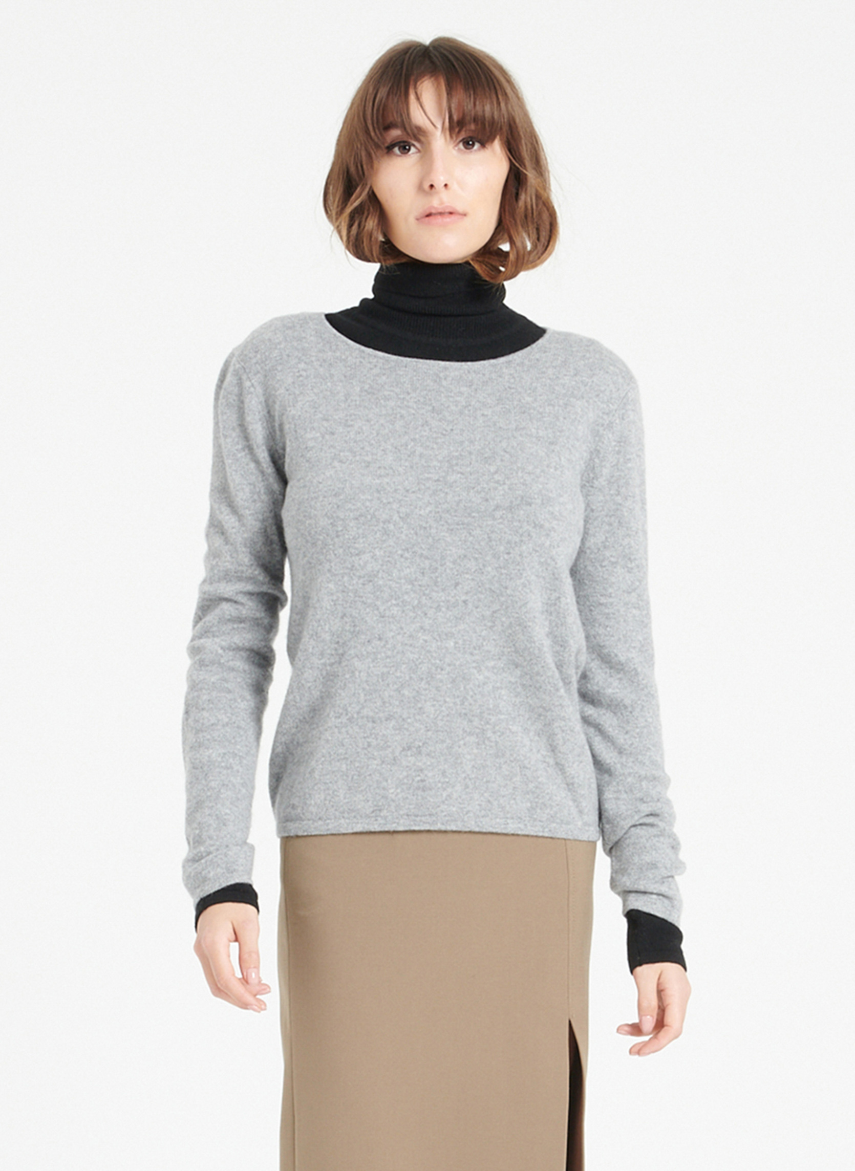 Pulls LILLY 1 femme gris Studio Cashmere8 Pulls LILLY 1 femme gris Gris clair