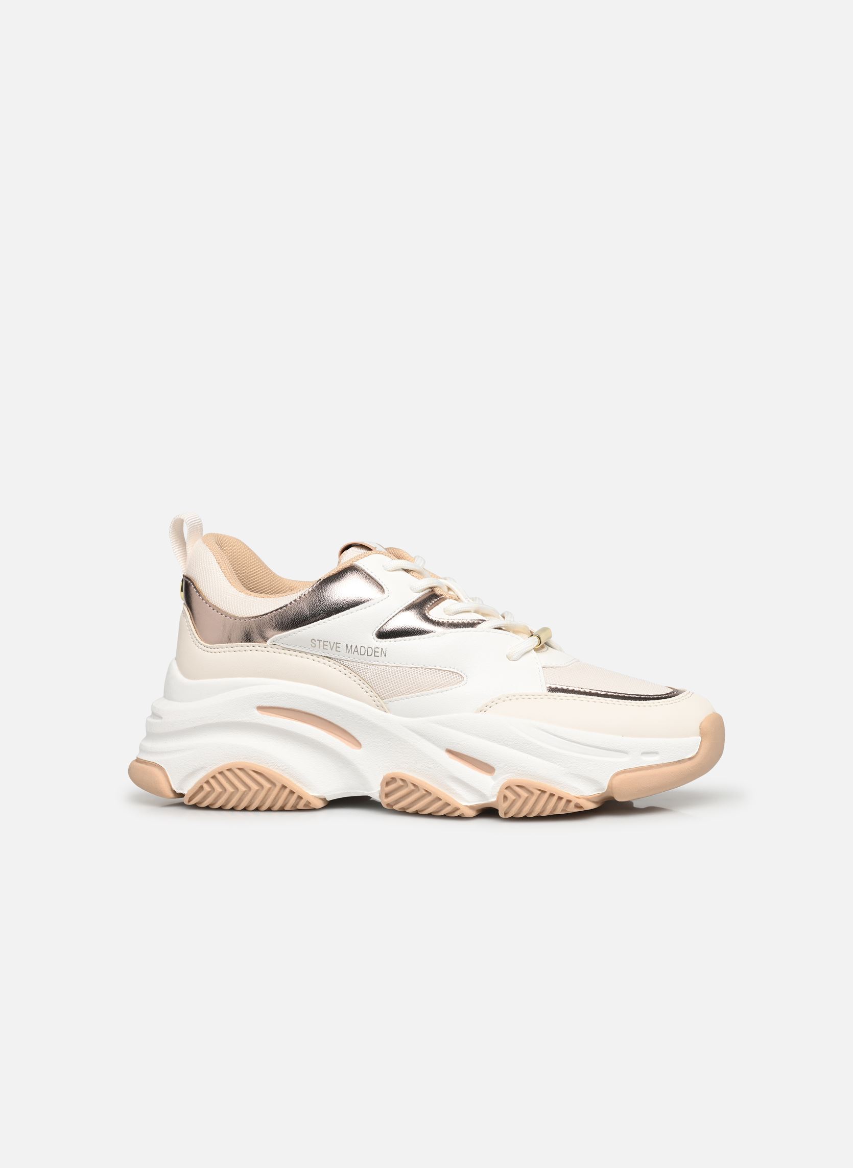Baskets Progressive femme blanc Steve Madden Baskets Progressive femme blanc Cream Rose Gld