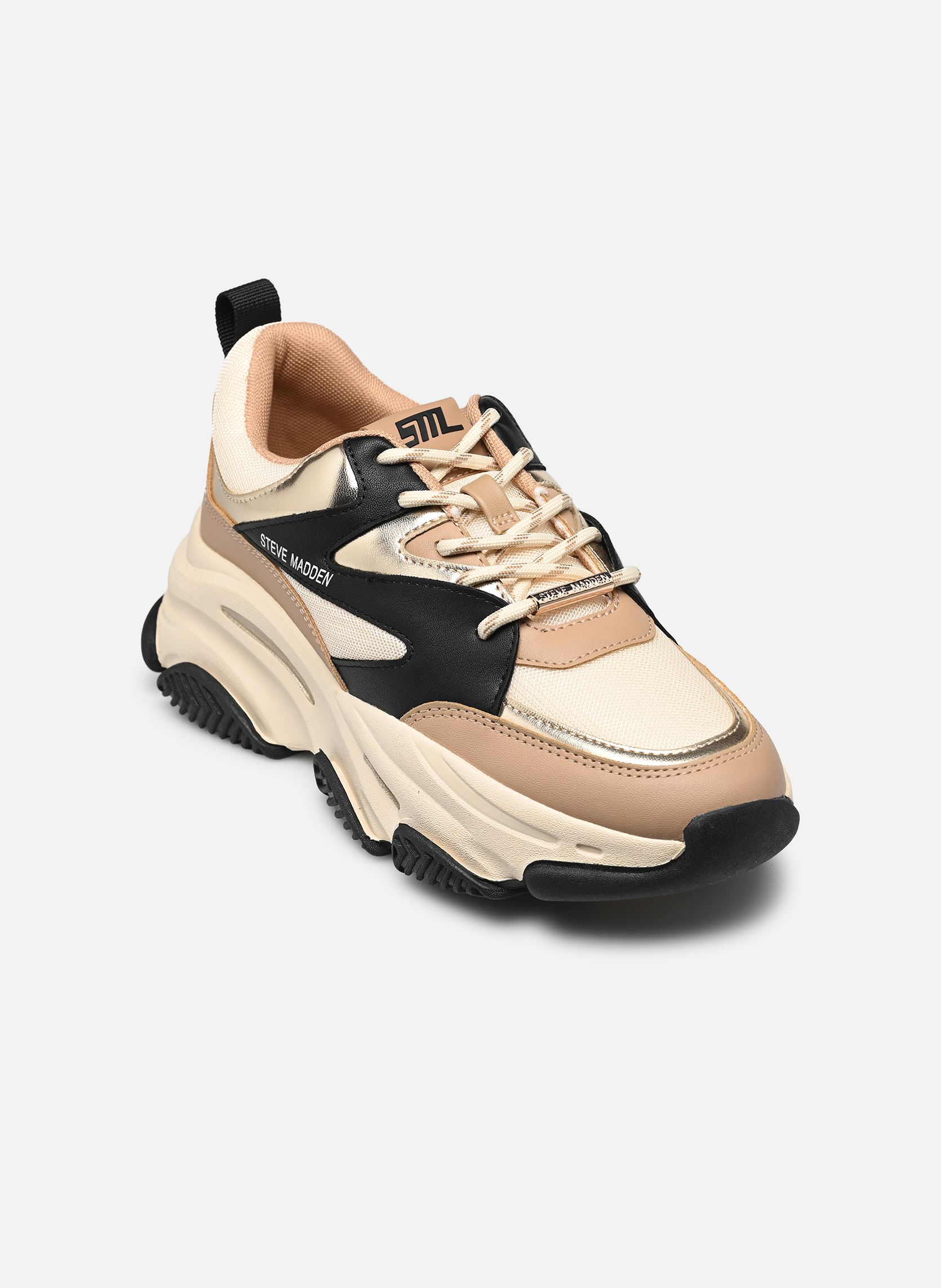 Baskets Progressive femme multicolore Steve Madden Baskets Progressive femme multicolore Khaki/Black