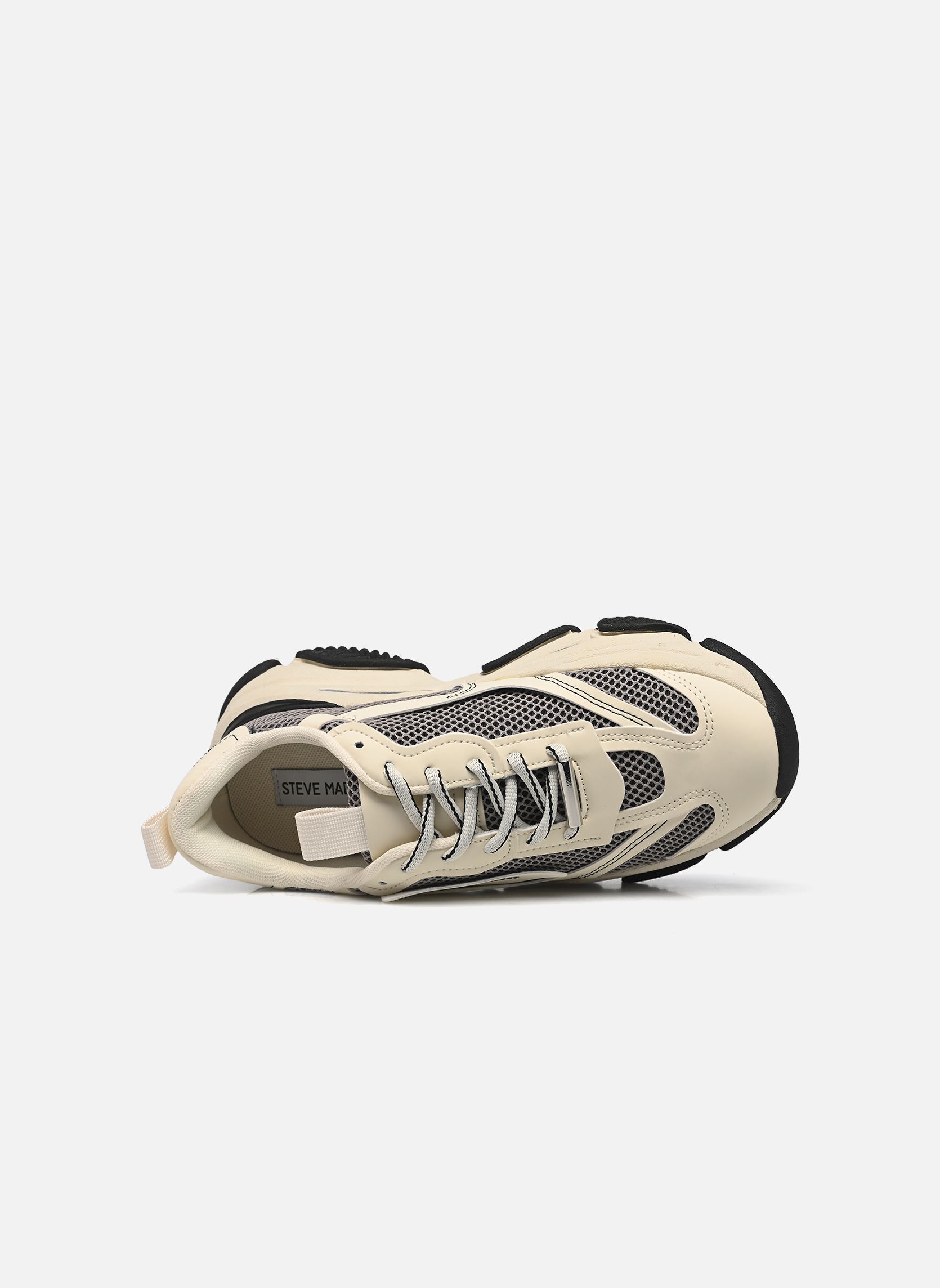 Baskets Possession-E femme beige Steve Madden Baskets Possession-E femme beige BLACK/BONE