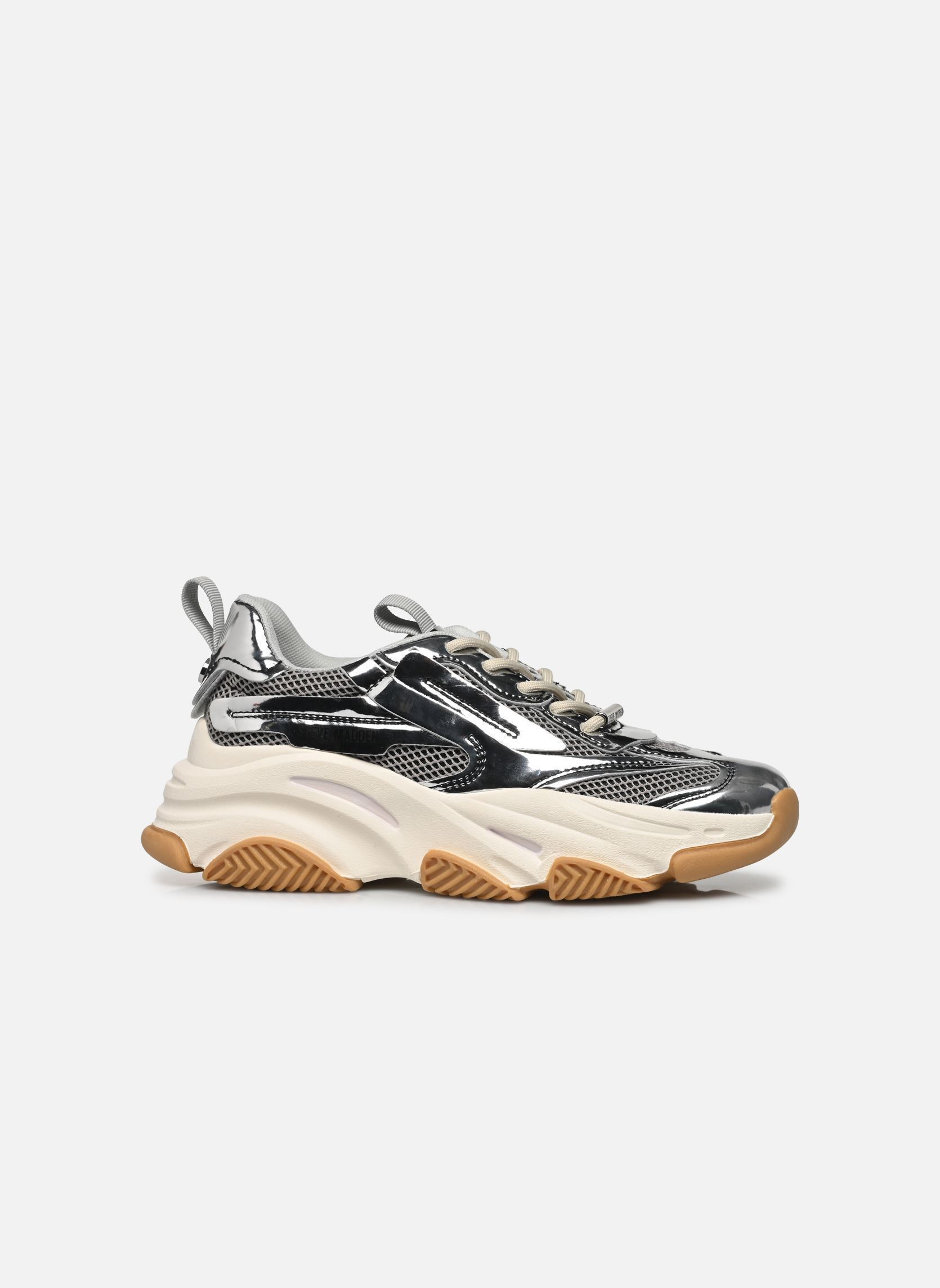 Baskets Possession-E femme argent Steve Madden Baskets Possession-E femme argent SILVER / BLACK