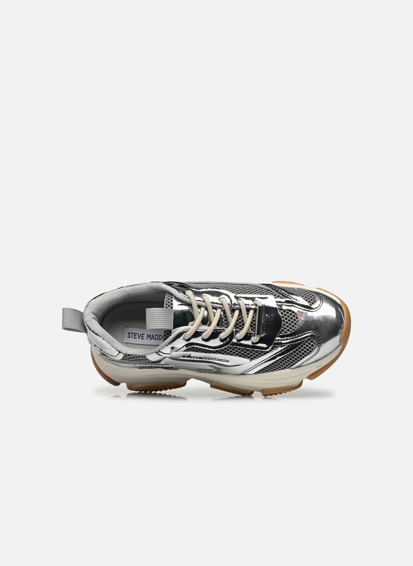 Baskets Possession-E femme argent Steve Madden Baskets Possession-E femme argent SILVER / BLACK