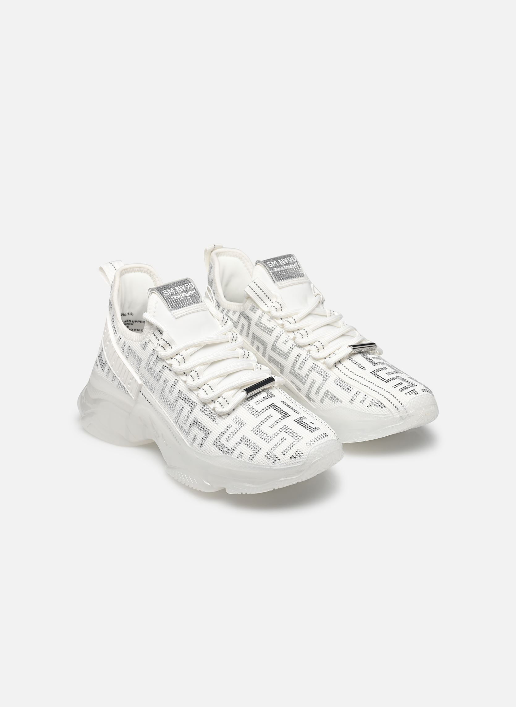 Sneakers Maxout dames wit Steve Madden Sneakers Maxout dames wit White