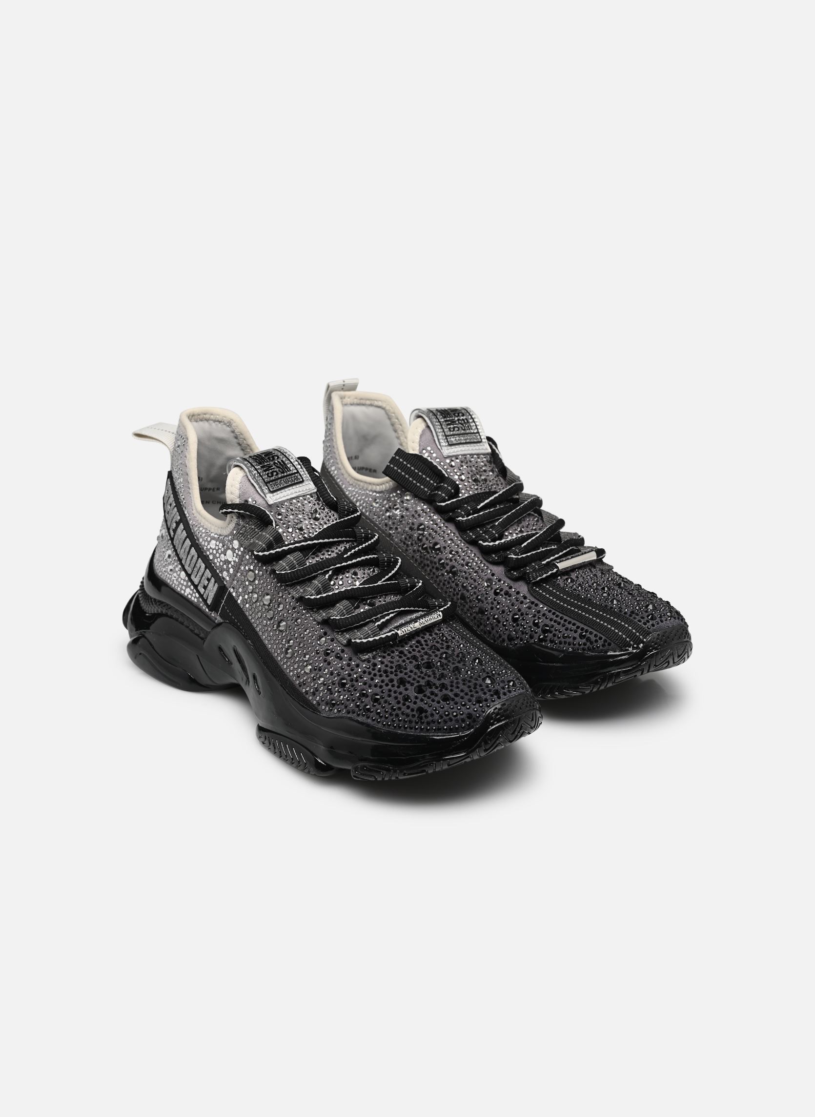 Niedrige Sneaker Mistica damen schwarz Steve Madden Niedrige Sneaker Mistica damen schwarz BLACK/SILVER