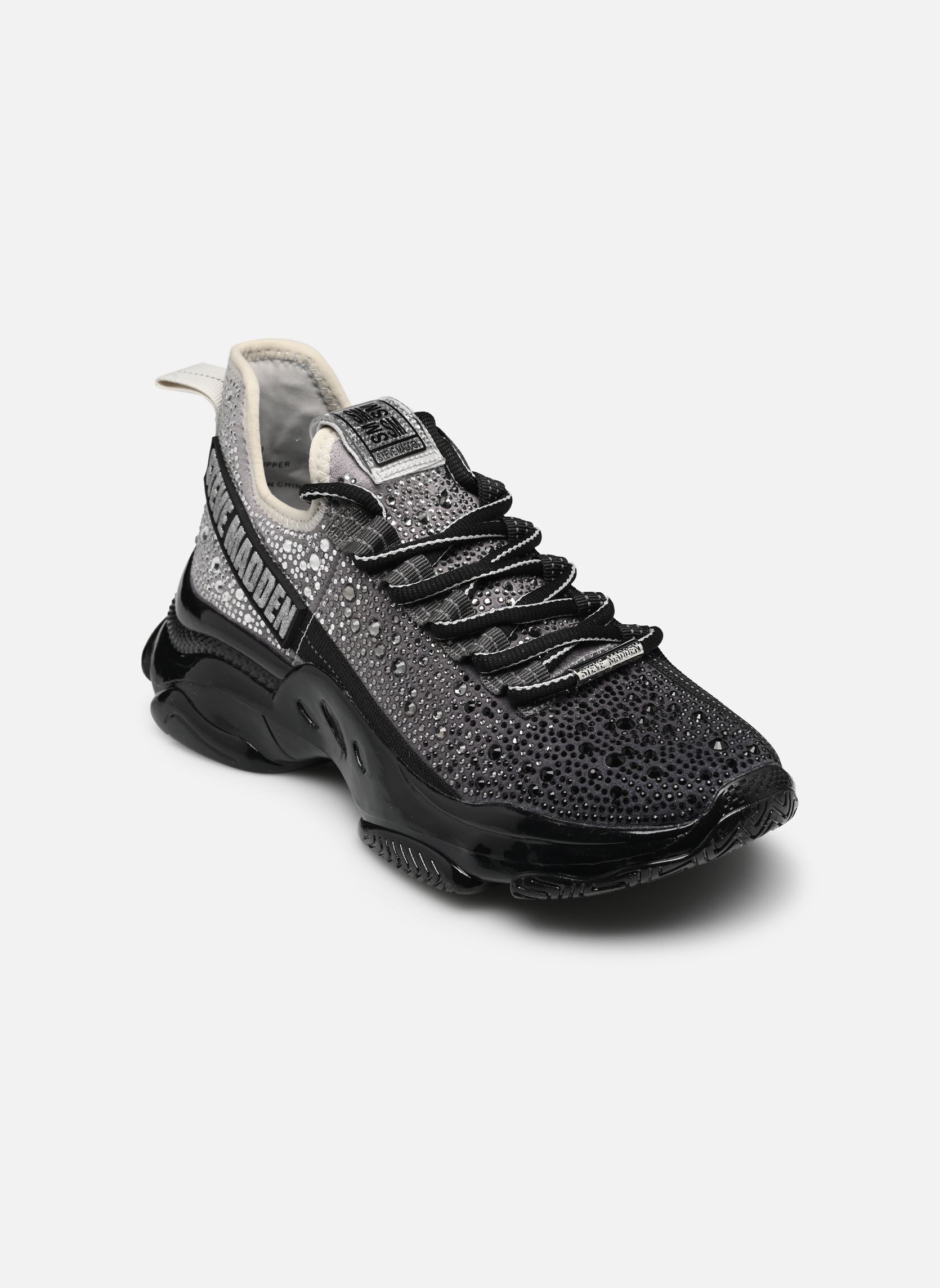 Niedrige Sneaker Mistica damen schwarz Steve Madden Niedrige Sneaker Mistica damen schwarz BLACK/SILVER