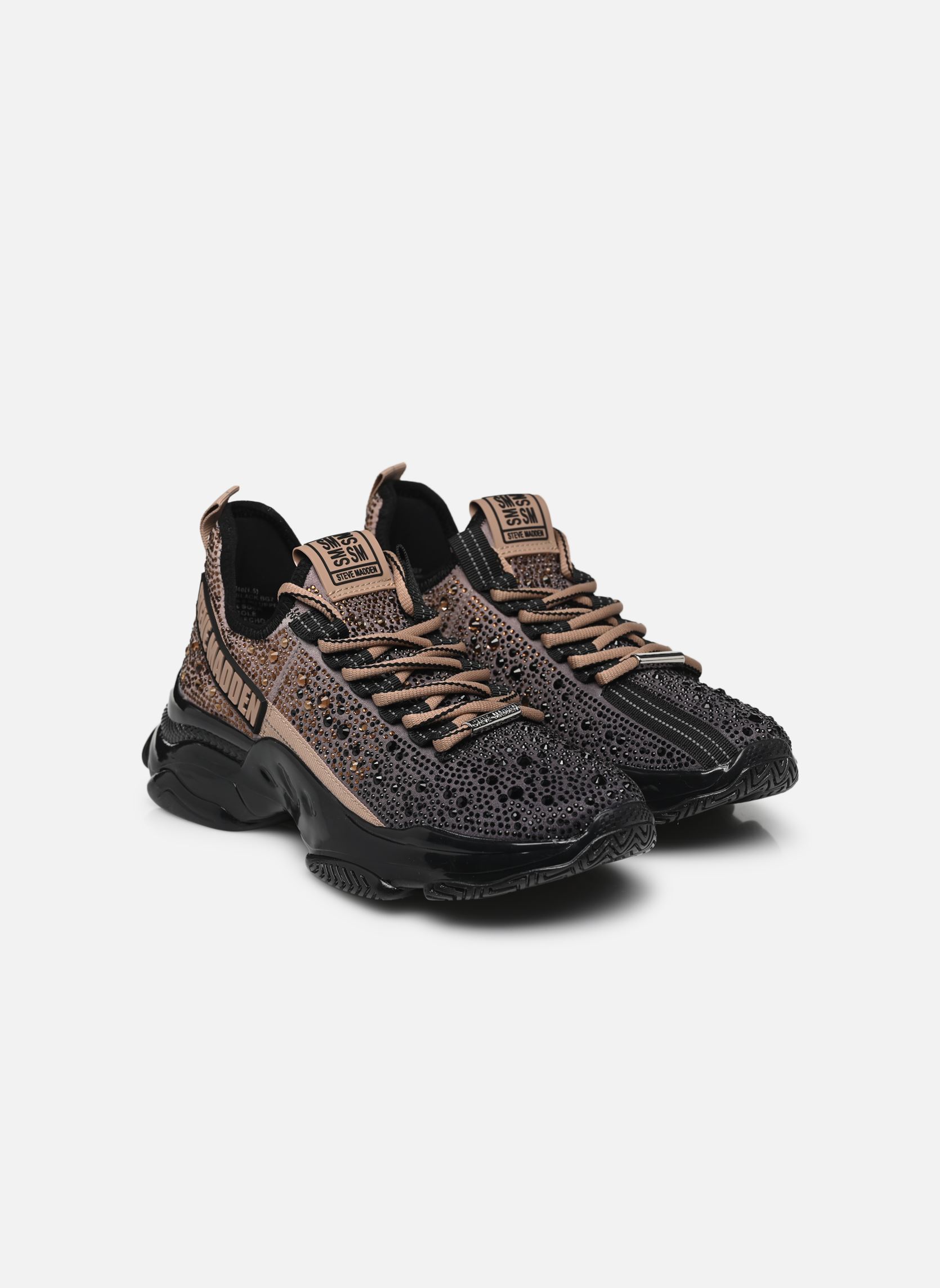 Niedrige Sneaker Mistica damen mehrfarbig Steve Madden Niedrige Sneaker Mistica damen mehrfarbig BRONZE GOLD / BLACK