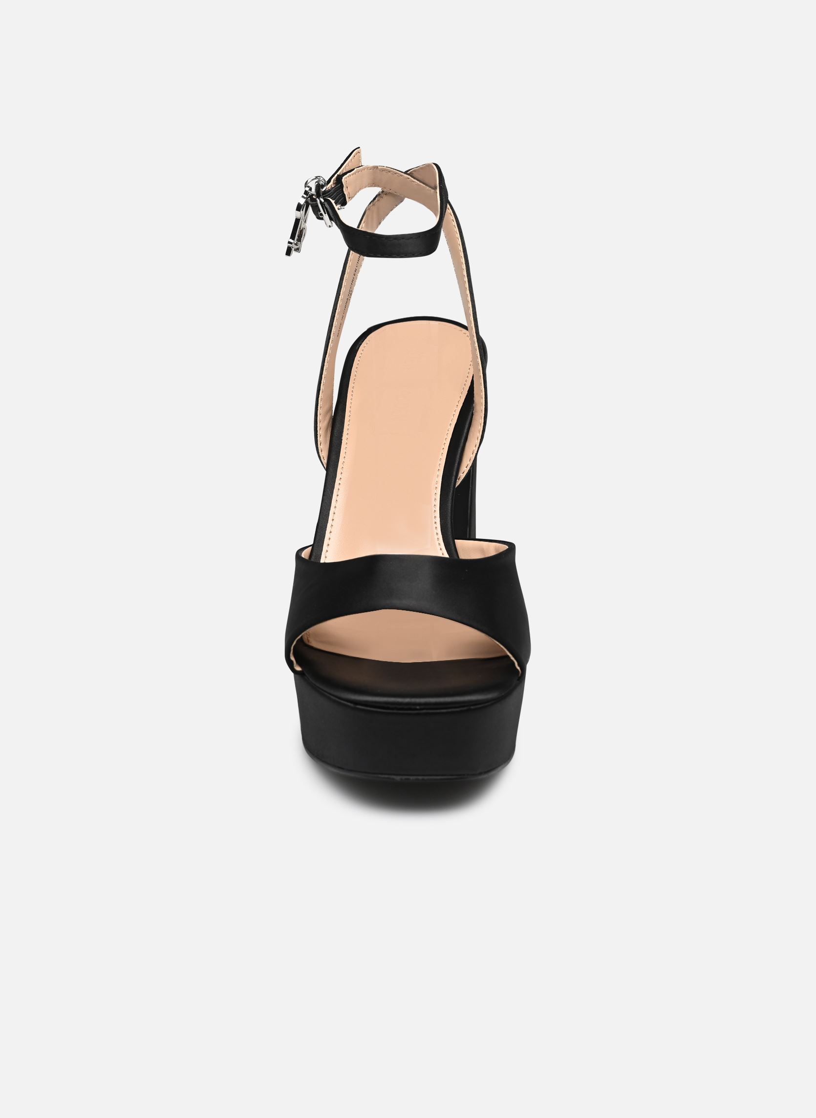 Sandales Transpire femme noir Steve Madden Sandales Transpire femme noir Black Satin