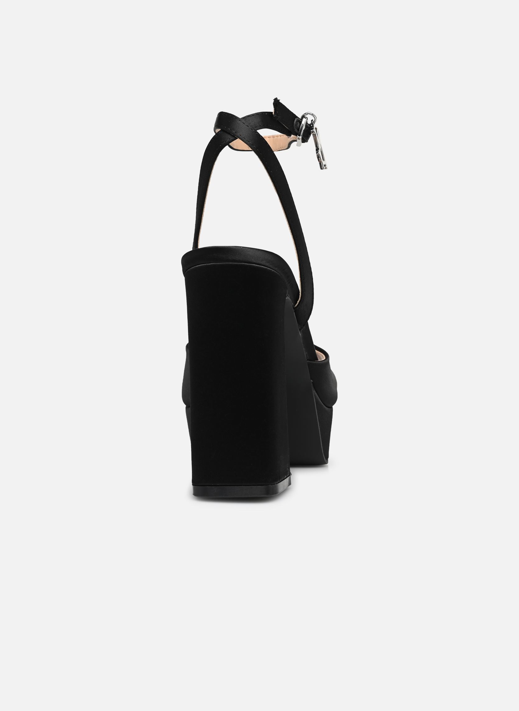 Sandales Transpire femme noir Steve Madden Sandales Transpire femme noir Black Satin