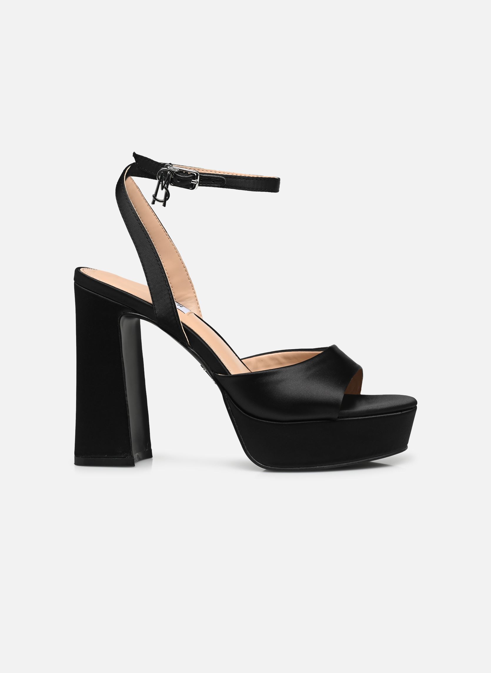 Sandales Transpire femme noir Steve Madden Sandales Transpire femme noir Black Satin