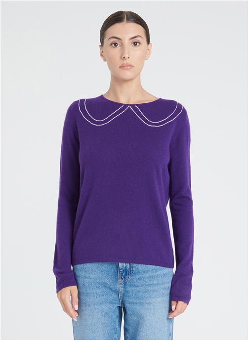 Studio Cashmere8 Pulls ZAYA 11 femme violet