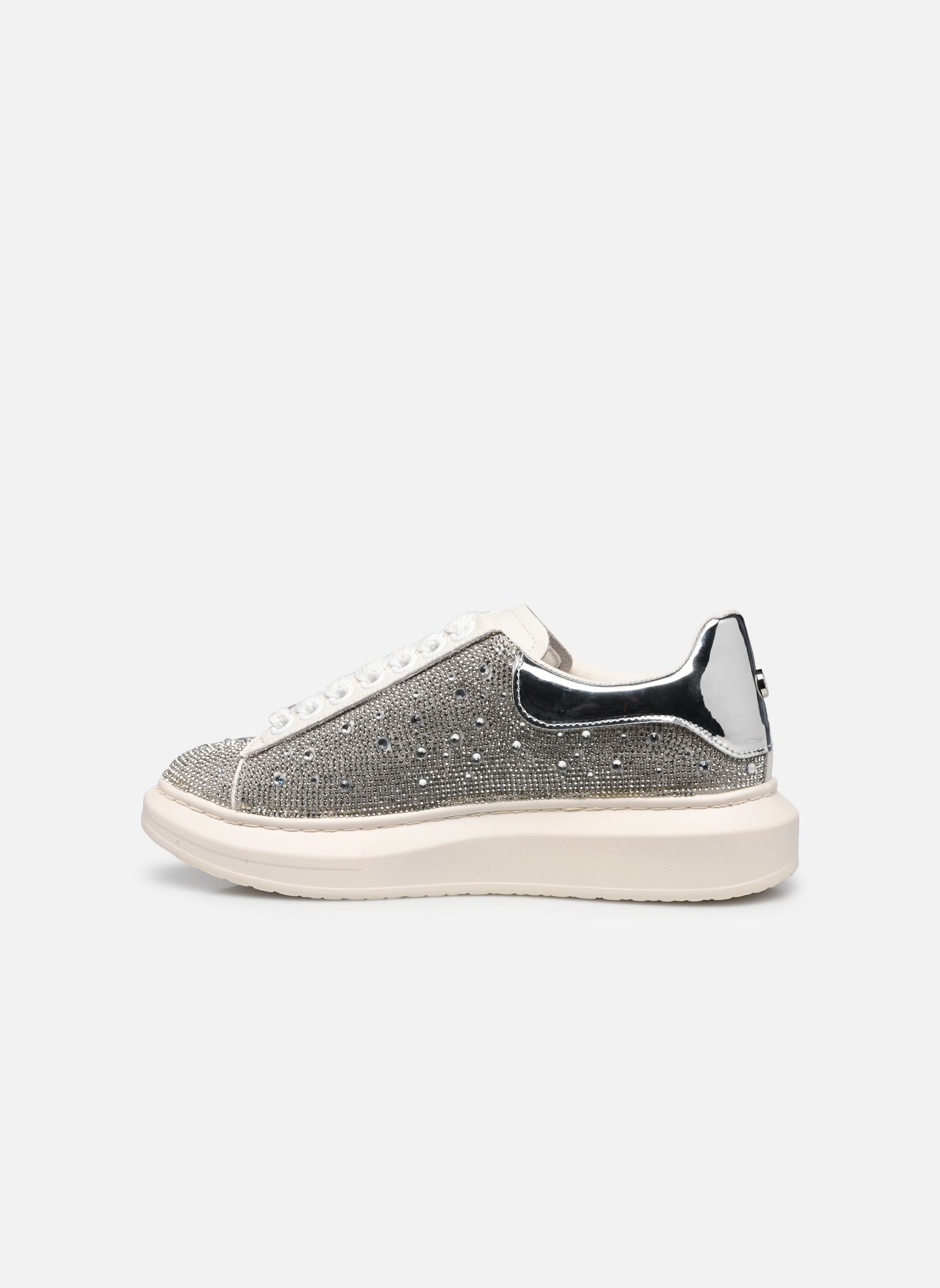 Lage sneakers Glimmer-R dames zilver Steve Madden Lage sneakers Glimmer-R dames zilver RHINESTONE