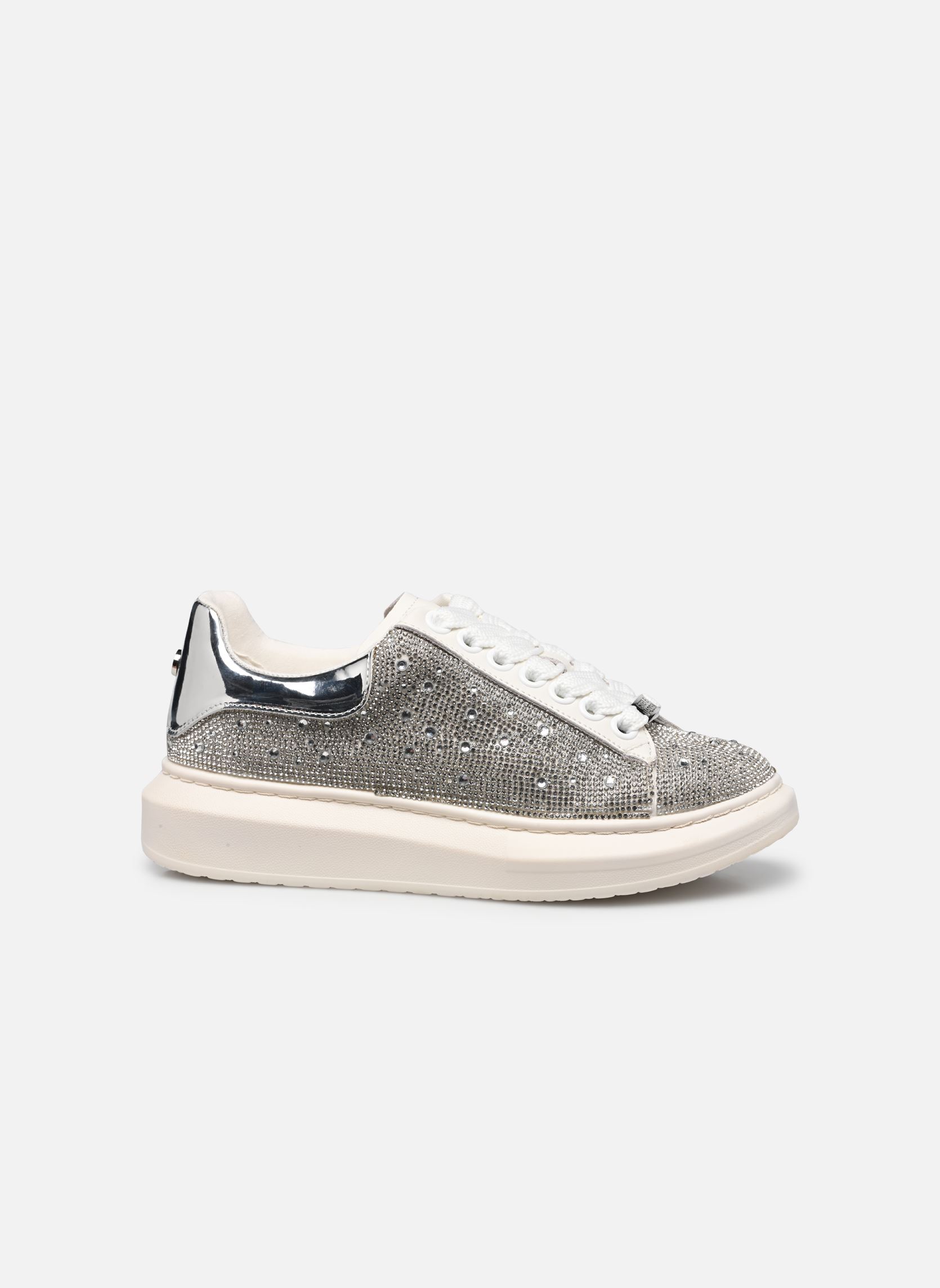 Lage sneakers Glimmer-R dames zilver Steve Madden Lage sneakers Glimmer-R dames zilver RHINESTONE