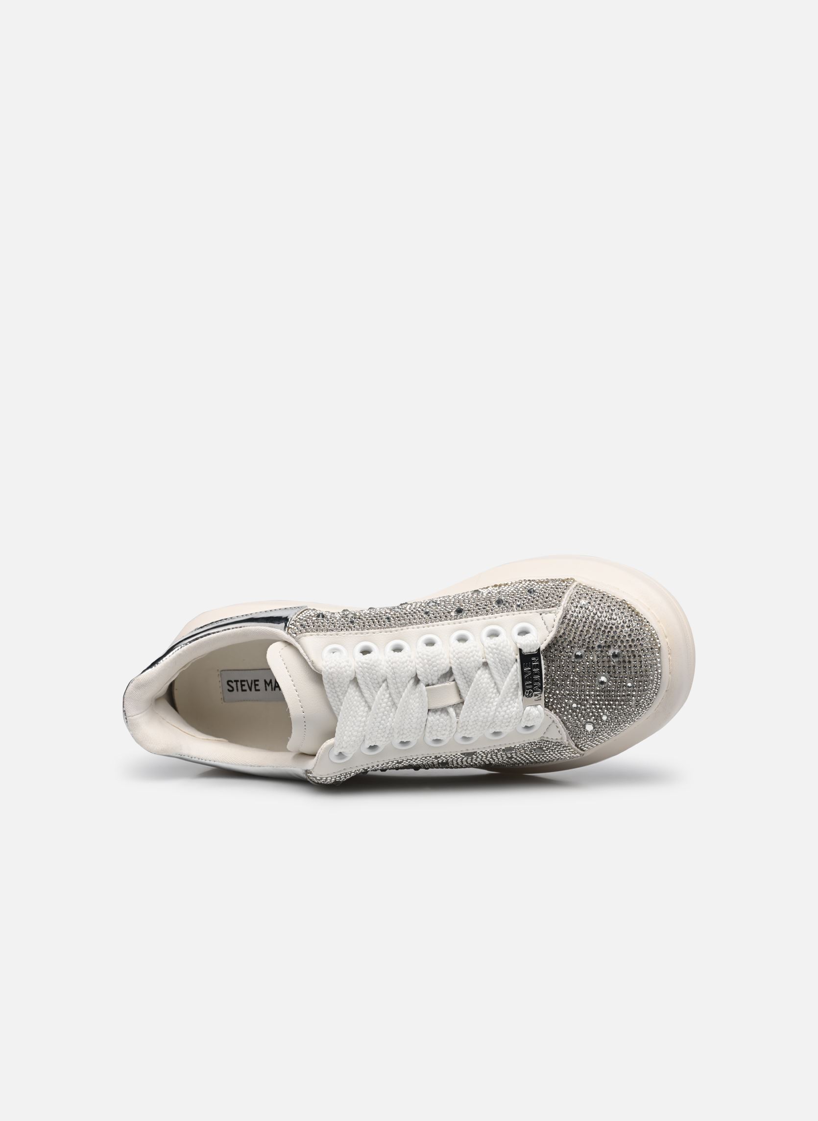 Lage sneakers Glimmer-R dames zilver Steve Madden Lage sneakers Glimmer-R dames zilver RHINESTONE