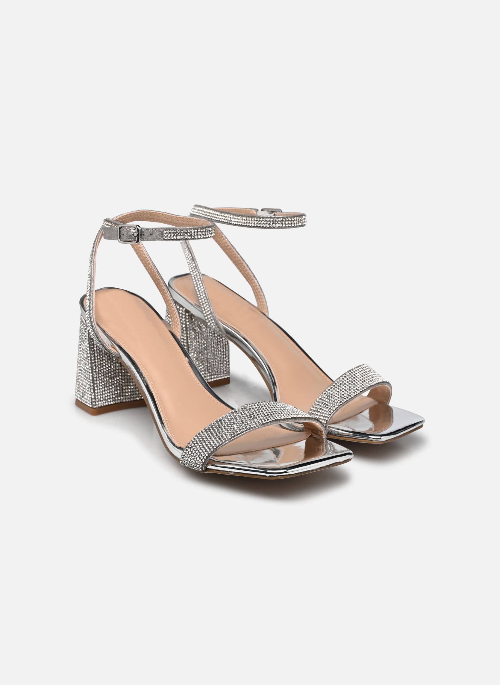 Sandalen Luxe-R dames zilver Steve Madden Sandalen Luxe-R dames zilver Crystal