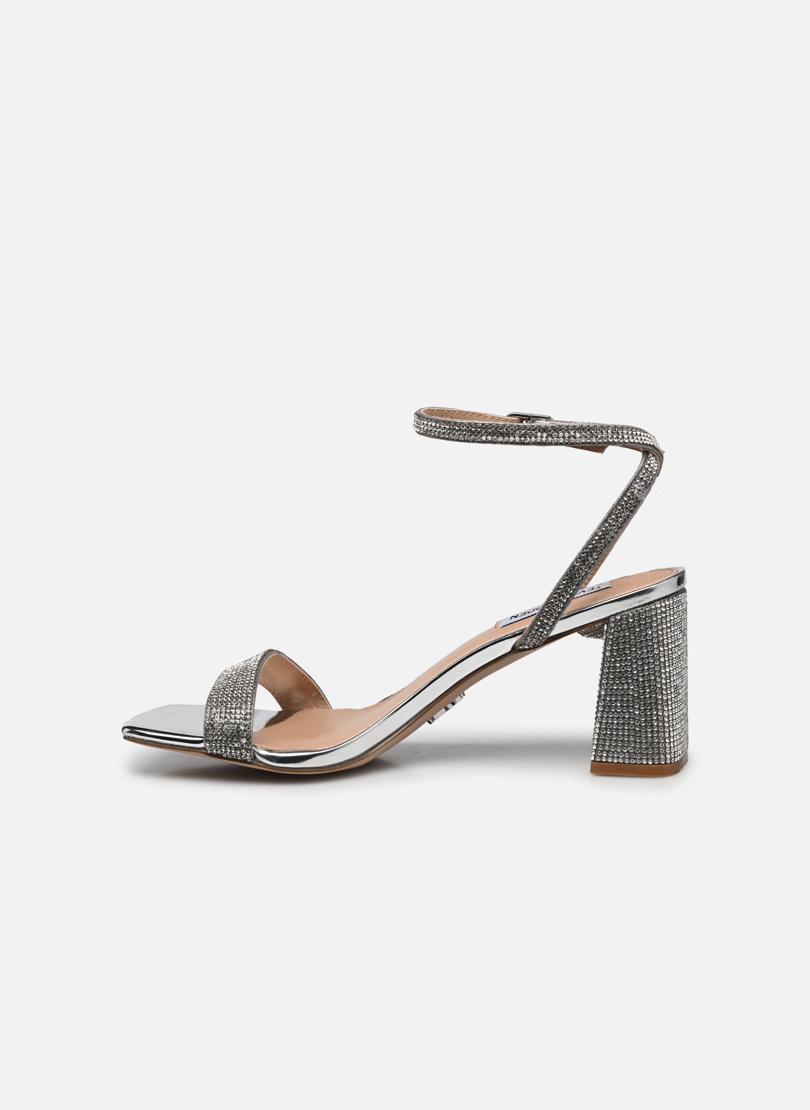 Sandalen Luxe-R dames zilver Steve Madden Sandalen Luxe-R dames zilver Crystal