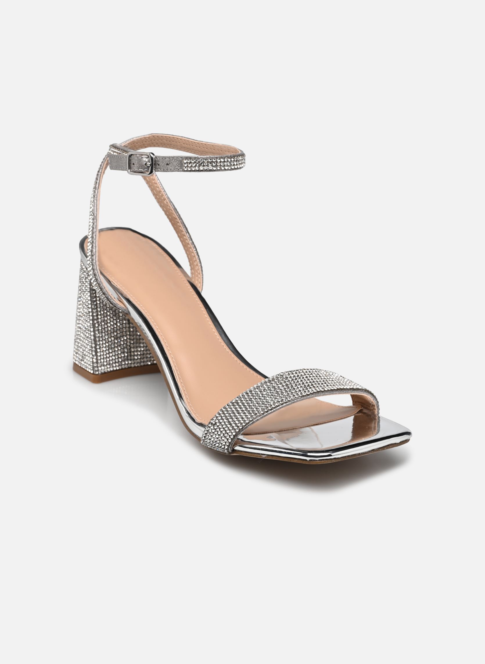 Sandalen Luxe-R dames zilver Steve Madden Sandalen Luxe-R dames zilver Crystal