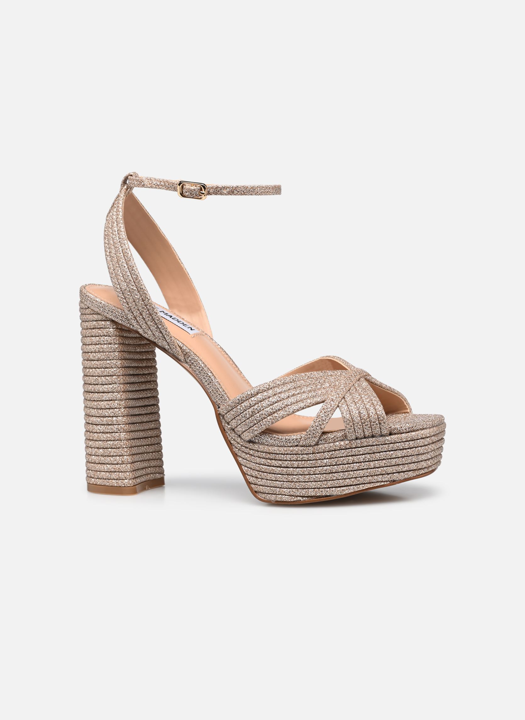 Sandales Laurel femme or et bronze Steve Madden Sandales Laurel femme or et bronze Gold glitter