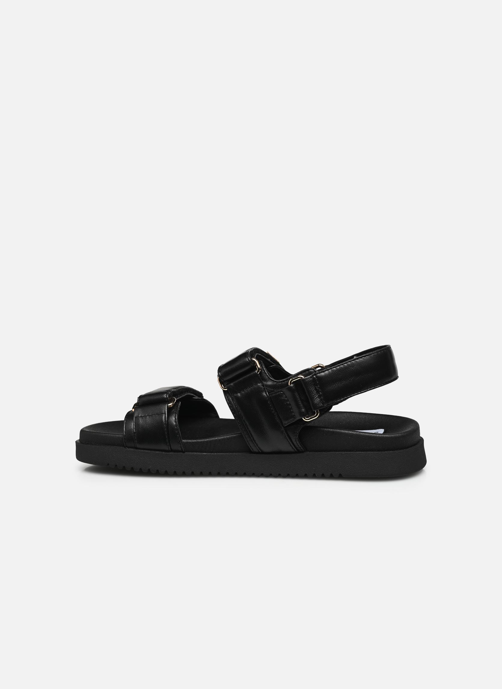 Flache Sandalen Mona damen schwarz Steve Madden Flache Sandalen Mona damen schwarz Black leather