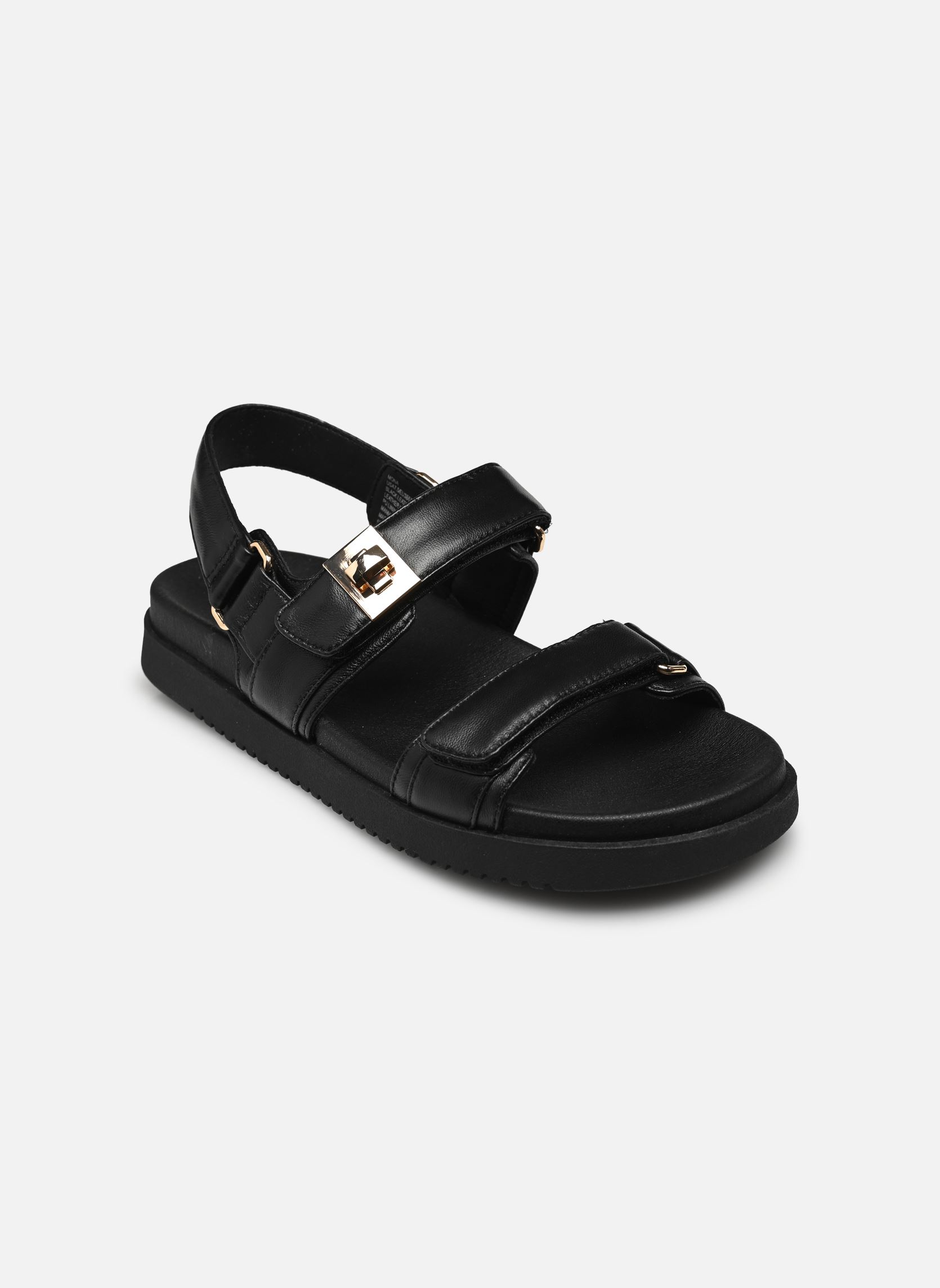 Flache Sandalen Mona damen schwarz Steve Madden Flache Sandalen Mona damen schwarz Black leather
