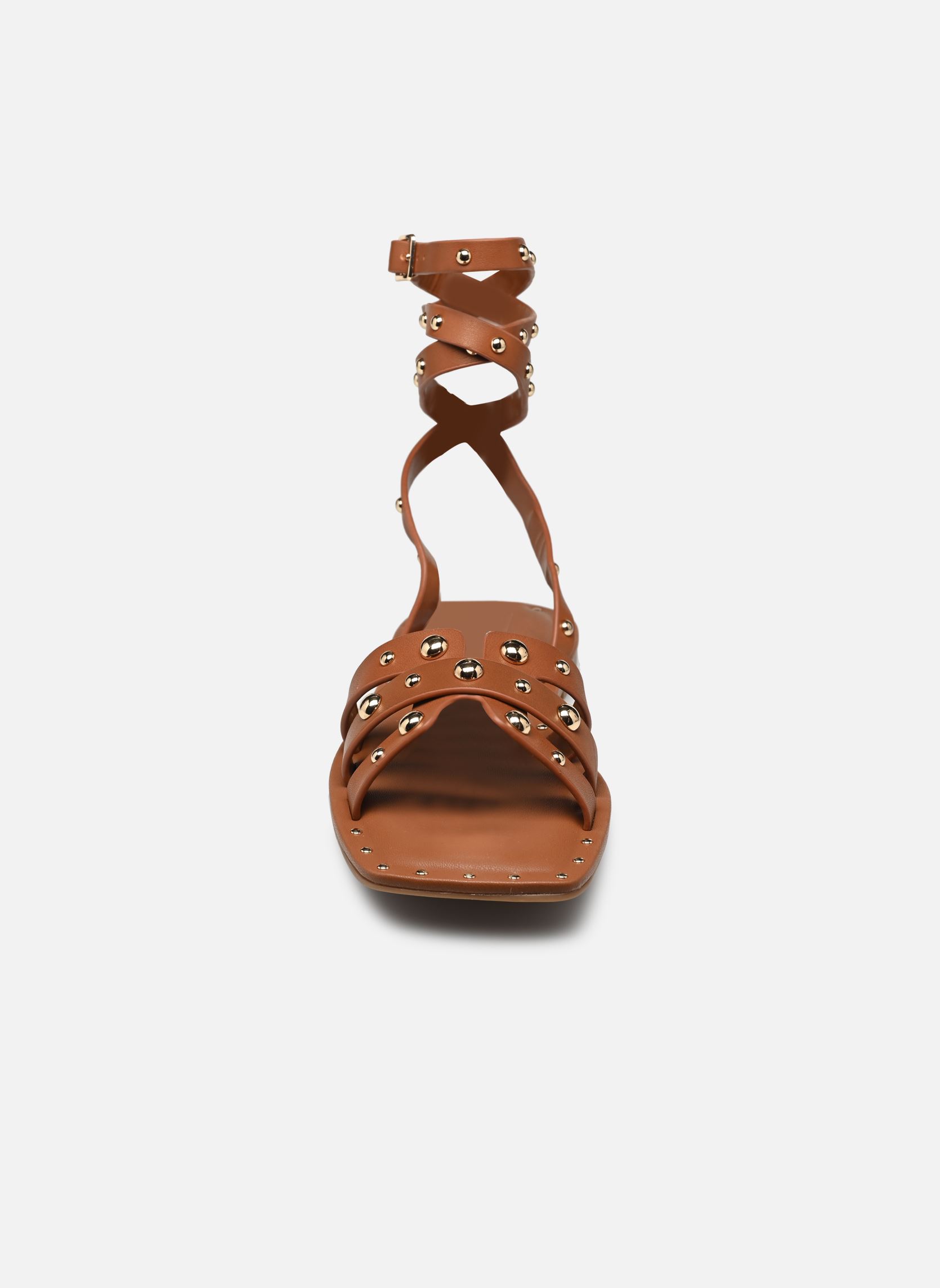Sandales plates Trustee femme marron Steve Madden Sandales plates Trustee femme marron Cognac leather