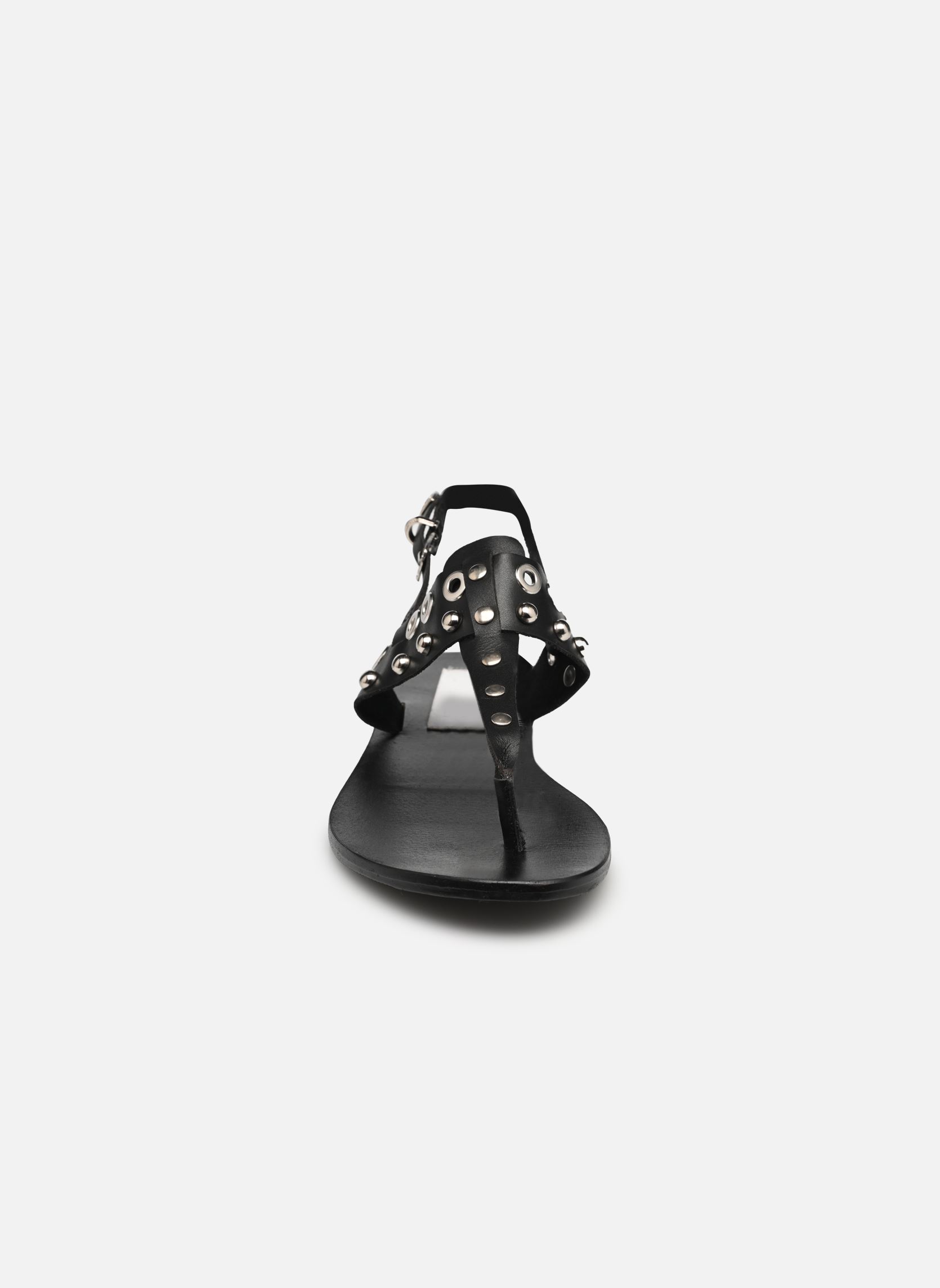 Sandales plates Bionic femme noir Steve Madden Sandales plates Bionic femme noir BLACK LEATHER