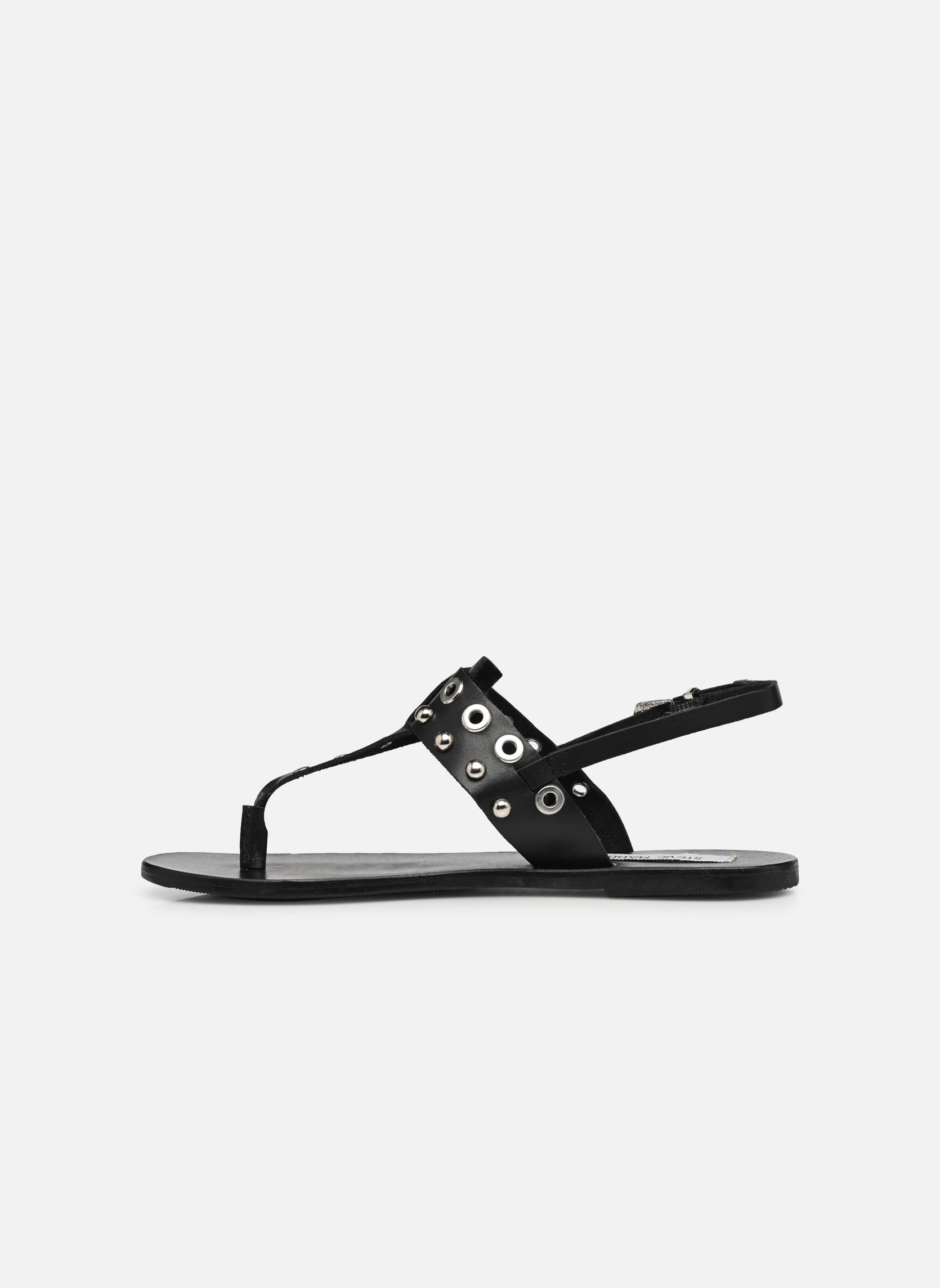 Sandales plates Bionic femme noir Steve Madden Sandales plates Bionic femme noir BLACK LEATHER