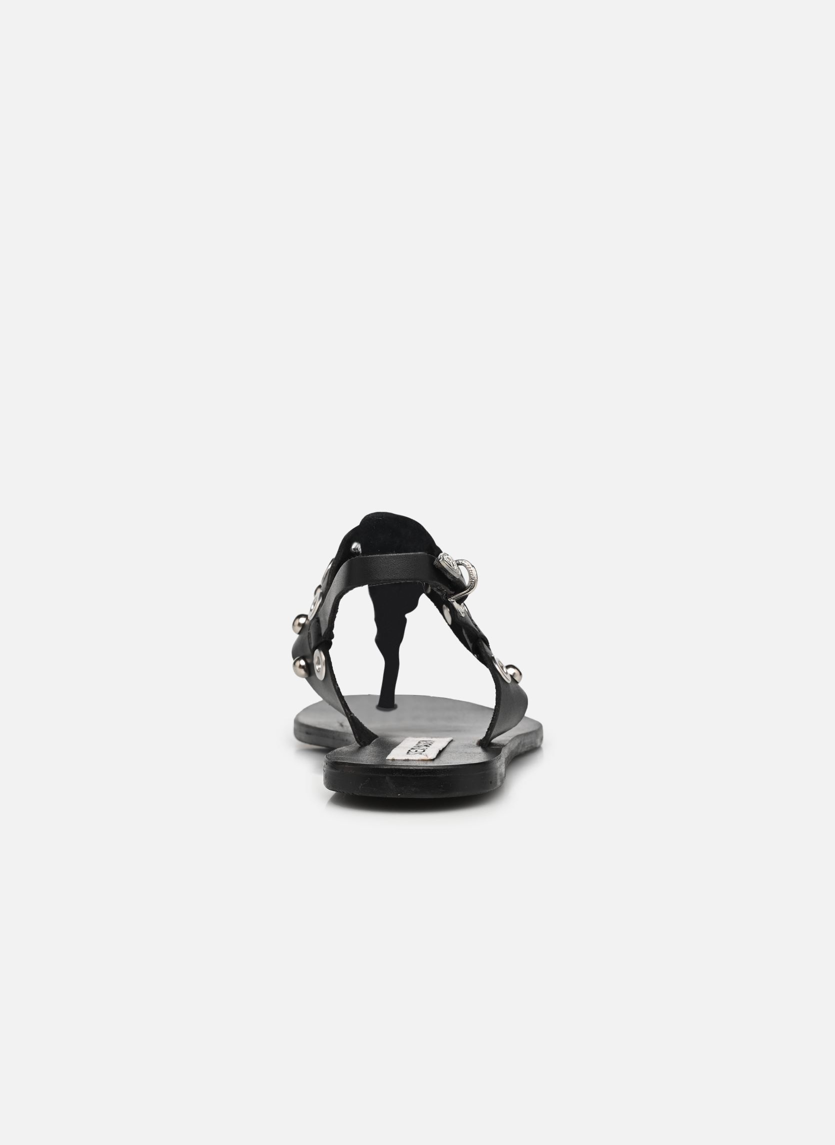 Sandales plates Bionic femme noir Steve Madden Sandales plates Bionic femme noir BLACK LEATHER