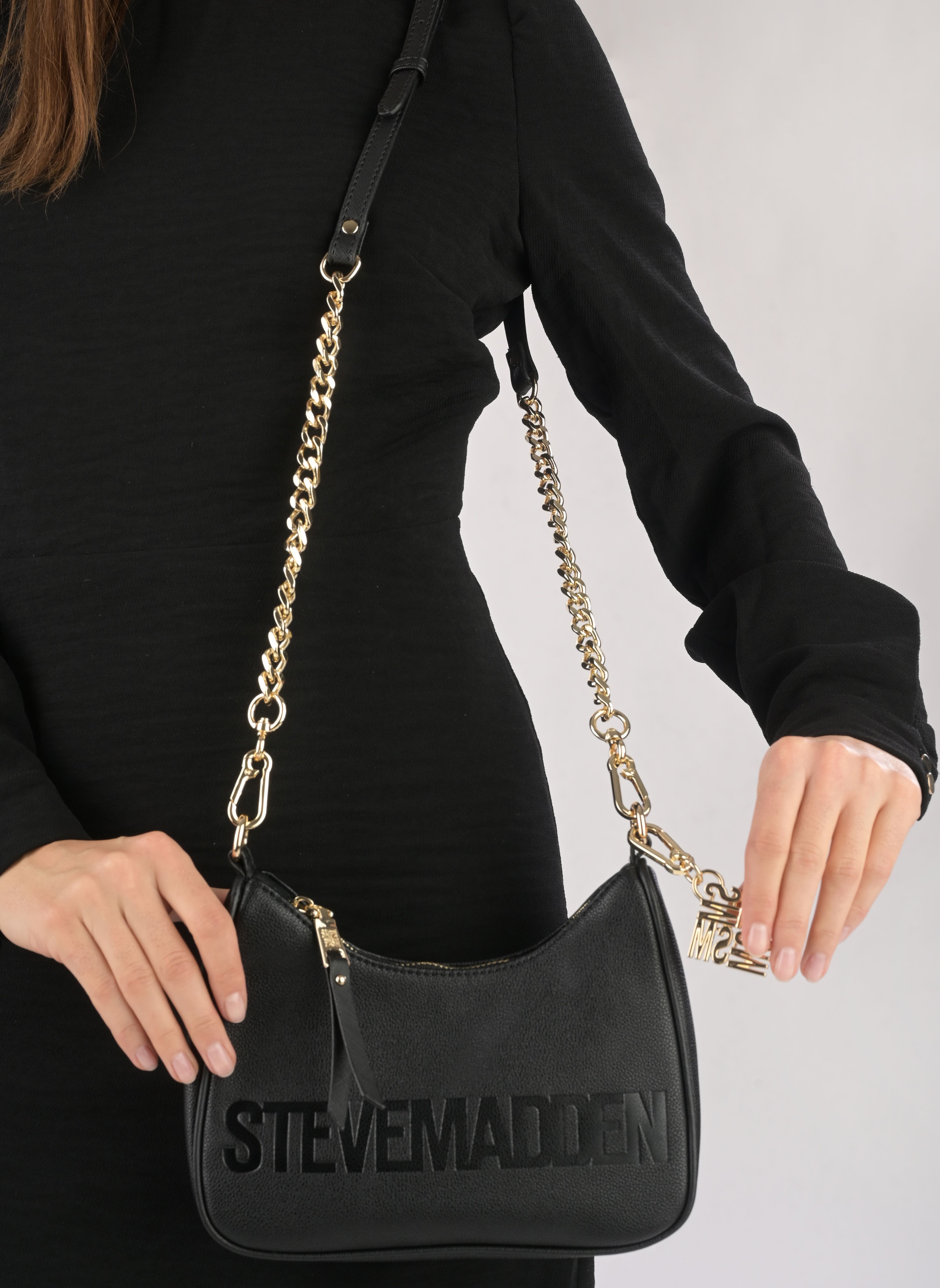 Umhängetaschen Bprime damen schwarz Steve Madden Umhängetaschen Bprime damen schwarz Black/gold