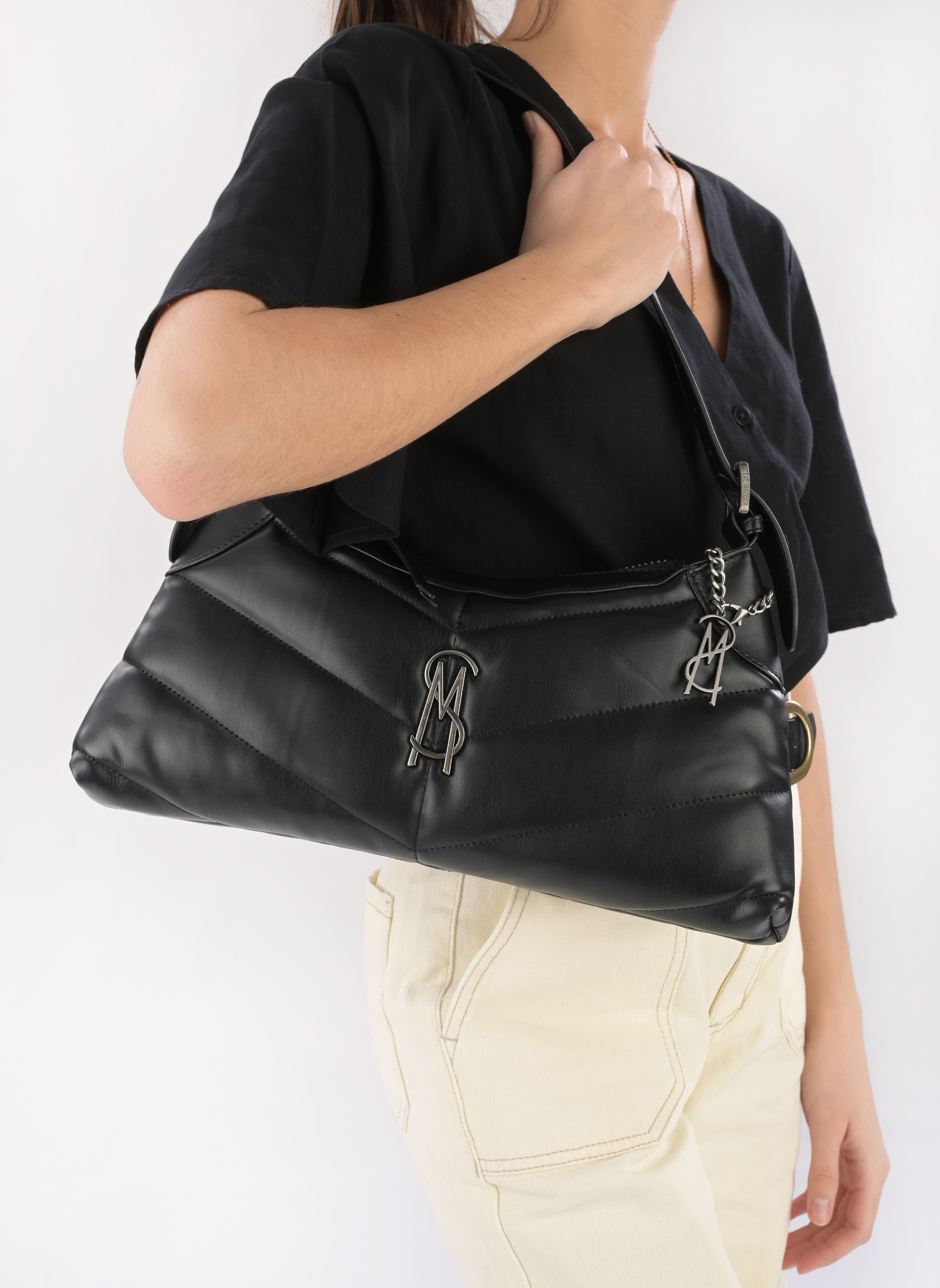 Schoudertassen Bgal dames zwart Steve Madden Schoudertassen Bgal dames zwart Black