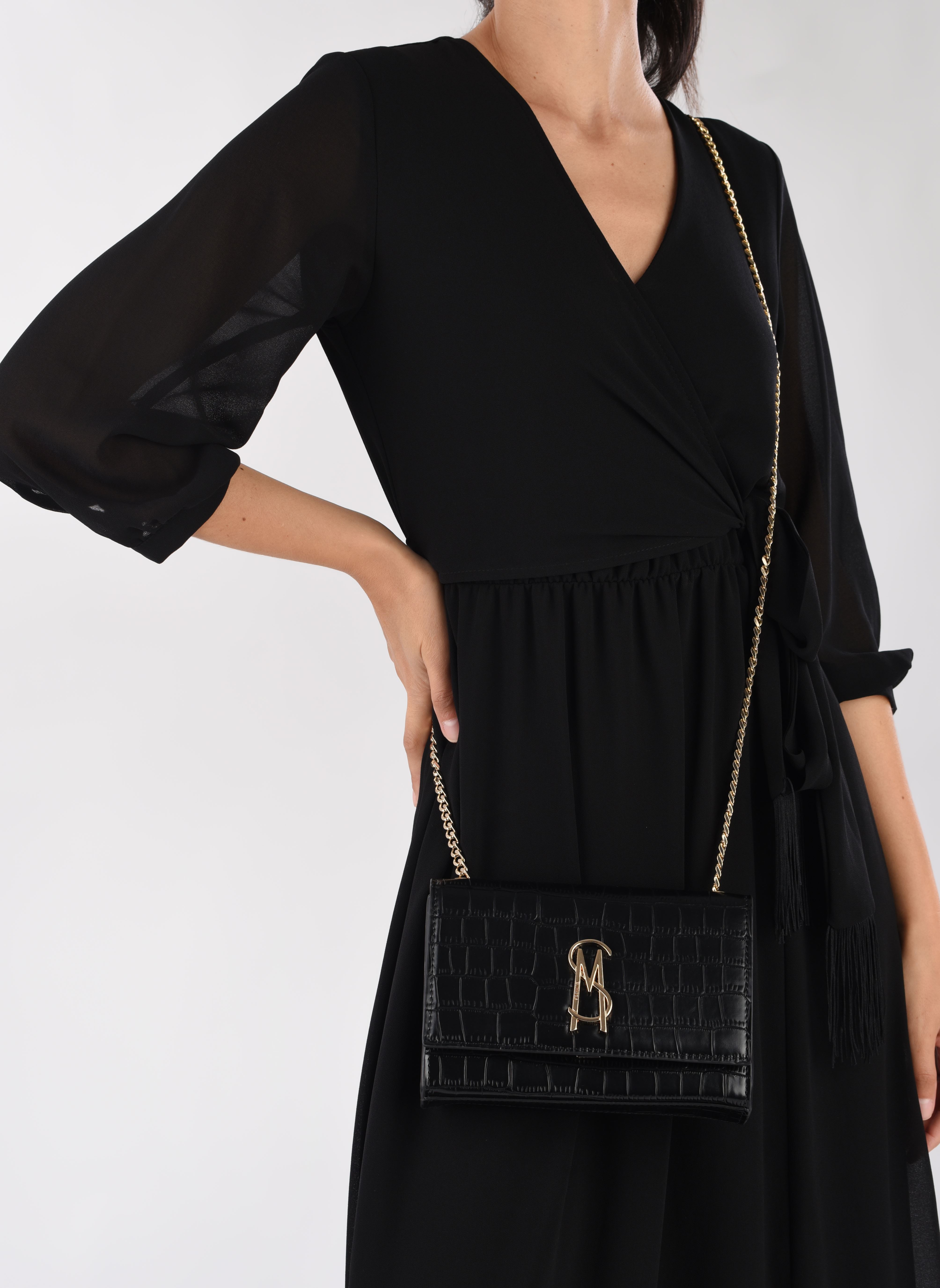 Bandolera Bramonies mujer negro Steve Madden Bandolera Bramonies mujer negro Black/gold