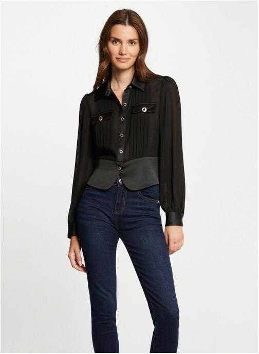 Morgan Chemises 232-CLOCLO femme noir