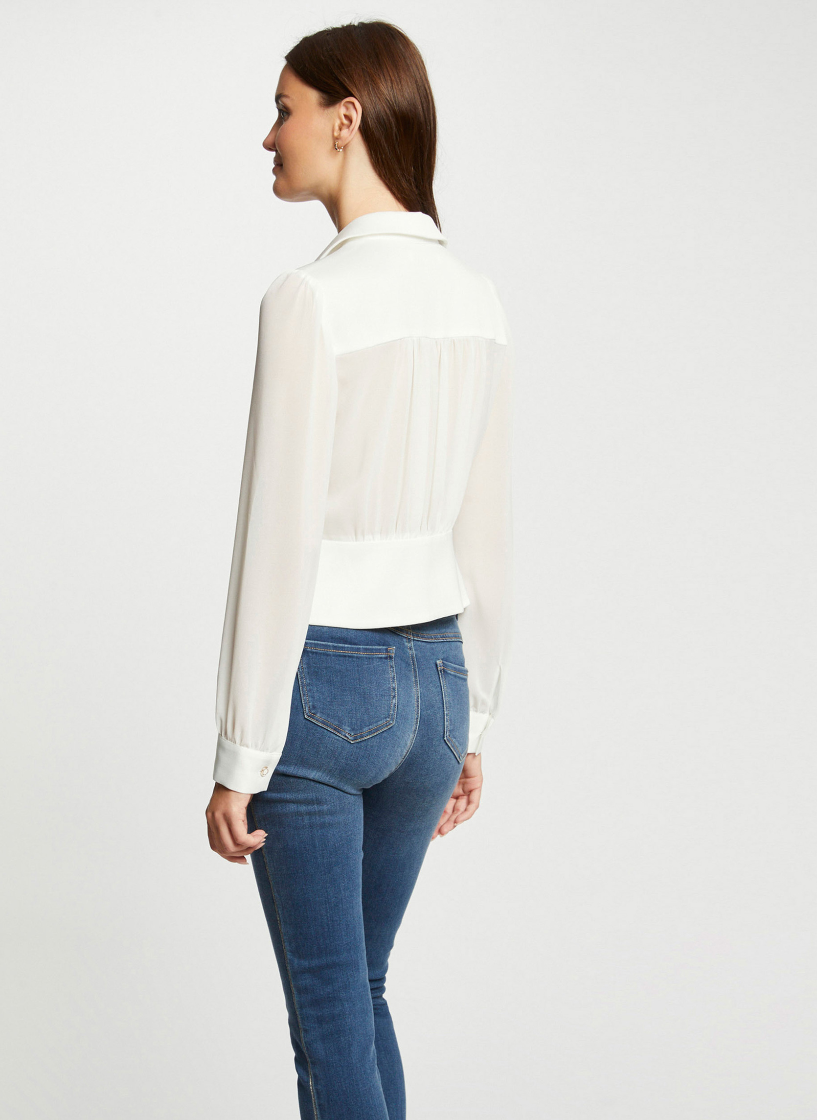 Chemises 232-CLOCLO femme blanc Morgan Chemises 232-CLOCLO femme blanc Blanc