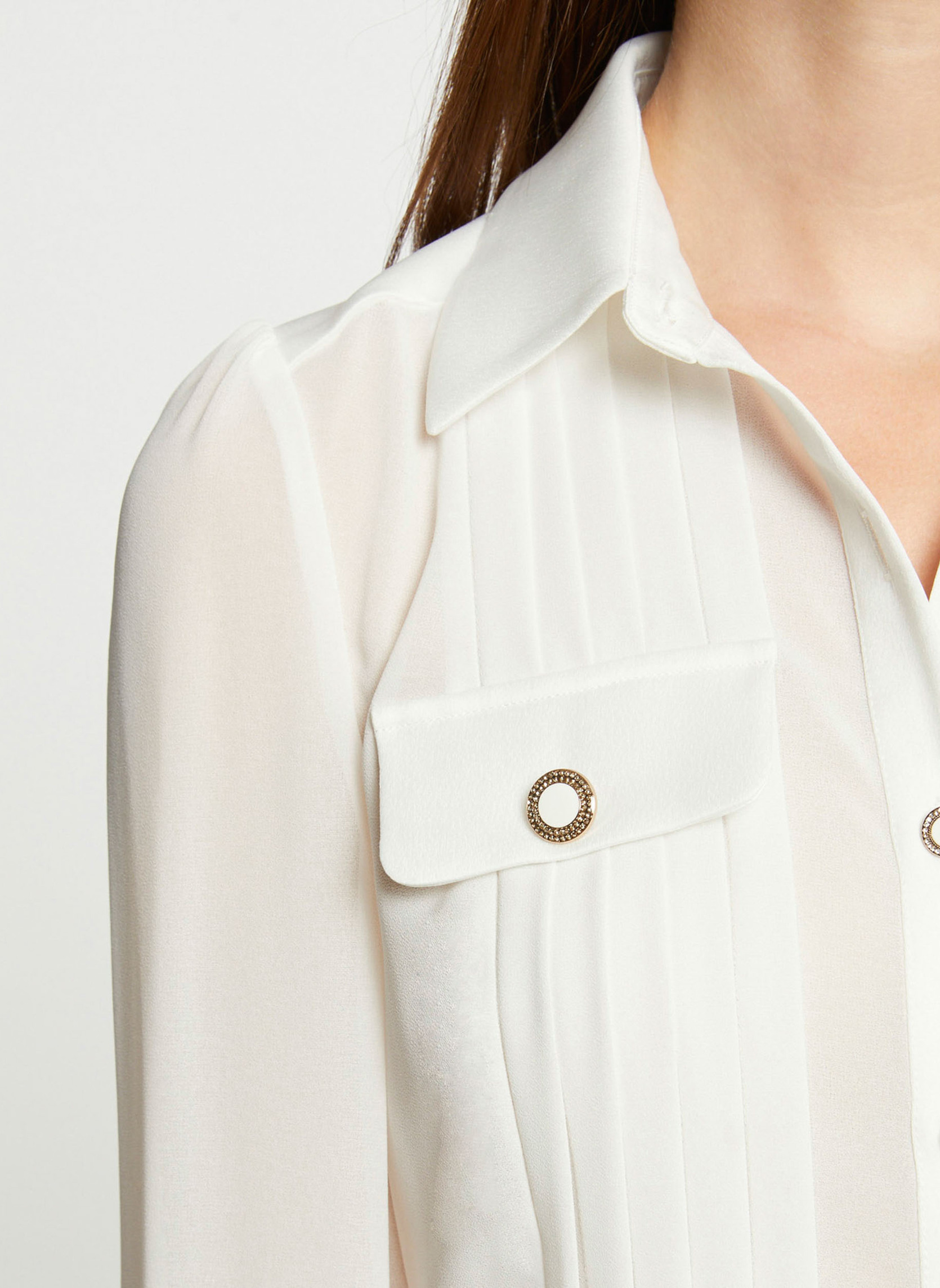 Chemises 232-CLOCLO femme blanc Morgan Chemises 232-CLOCLO femme blanc Blanc