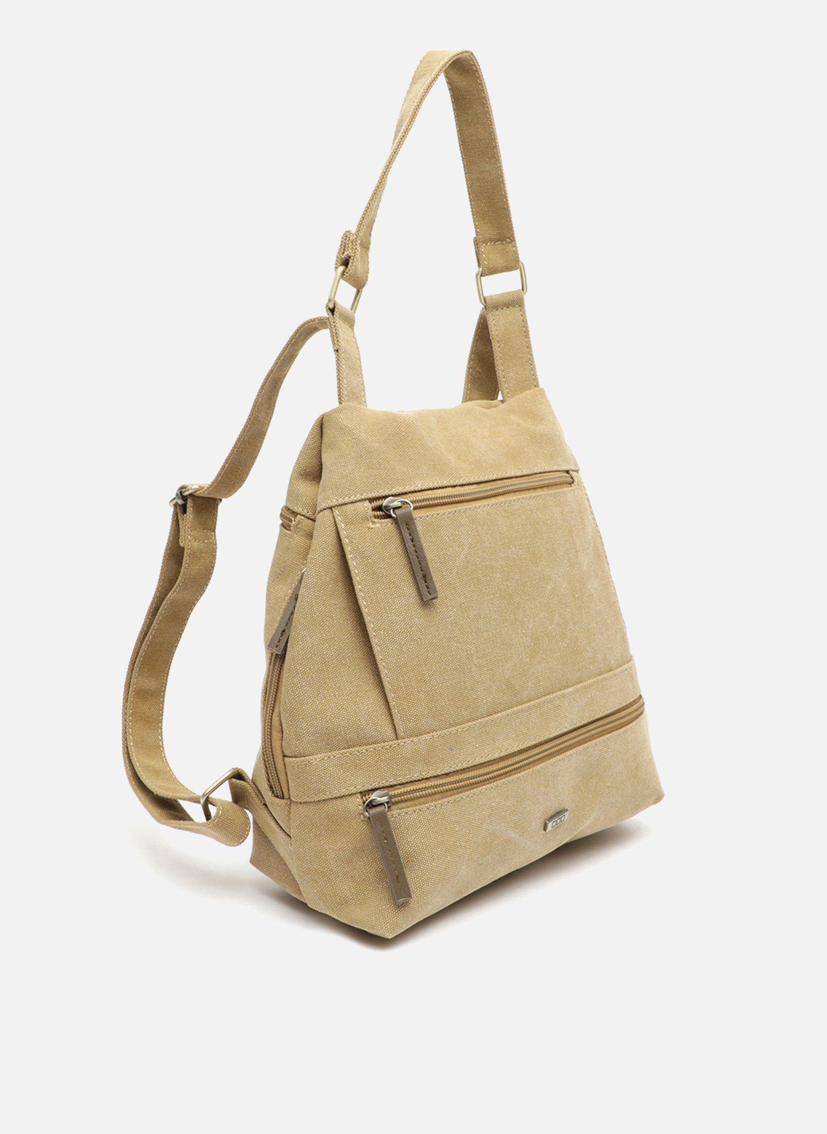 Sac à Dos Antivol Femme MISAKO Mili - Petit Format Décontracté - Vert - 29x33x13 Cm