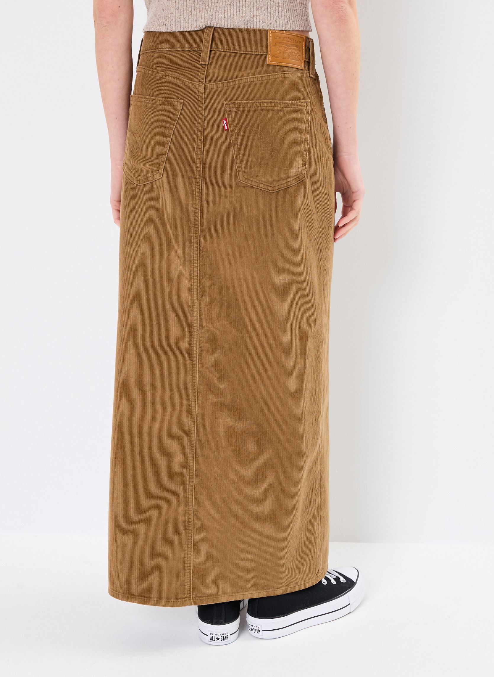 Midi-Röcke Ankle Column Skirt damen braun Levi's Midi-Röcke Ankle Column Skirt damen braun ERMINE