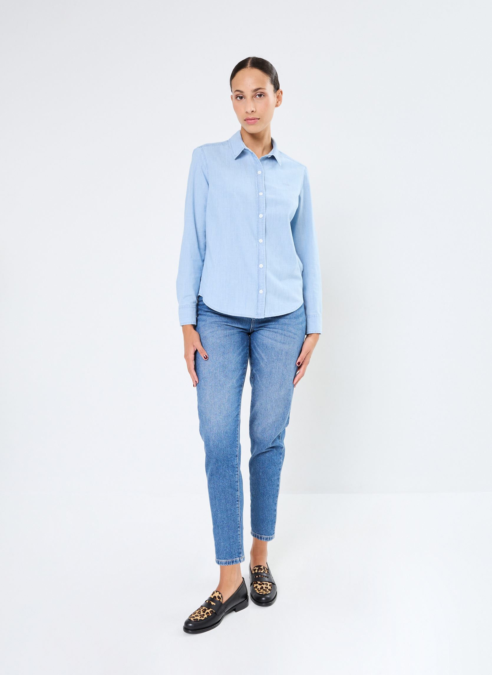 Camicie a maniche lunghe New Classic Fit Bw Shirt donna blu Levi's Camicie a maniche lunghe New Classic Fit Bw Shirt donna blu DAZED LIGHT STONE