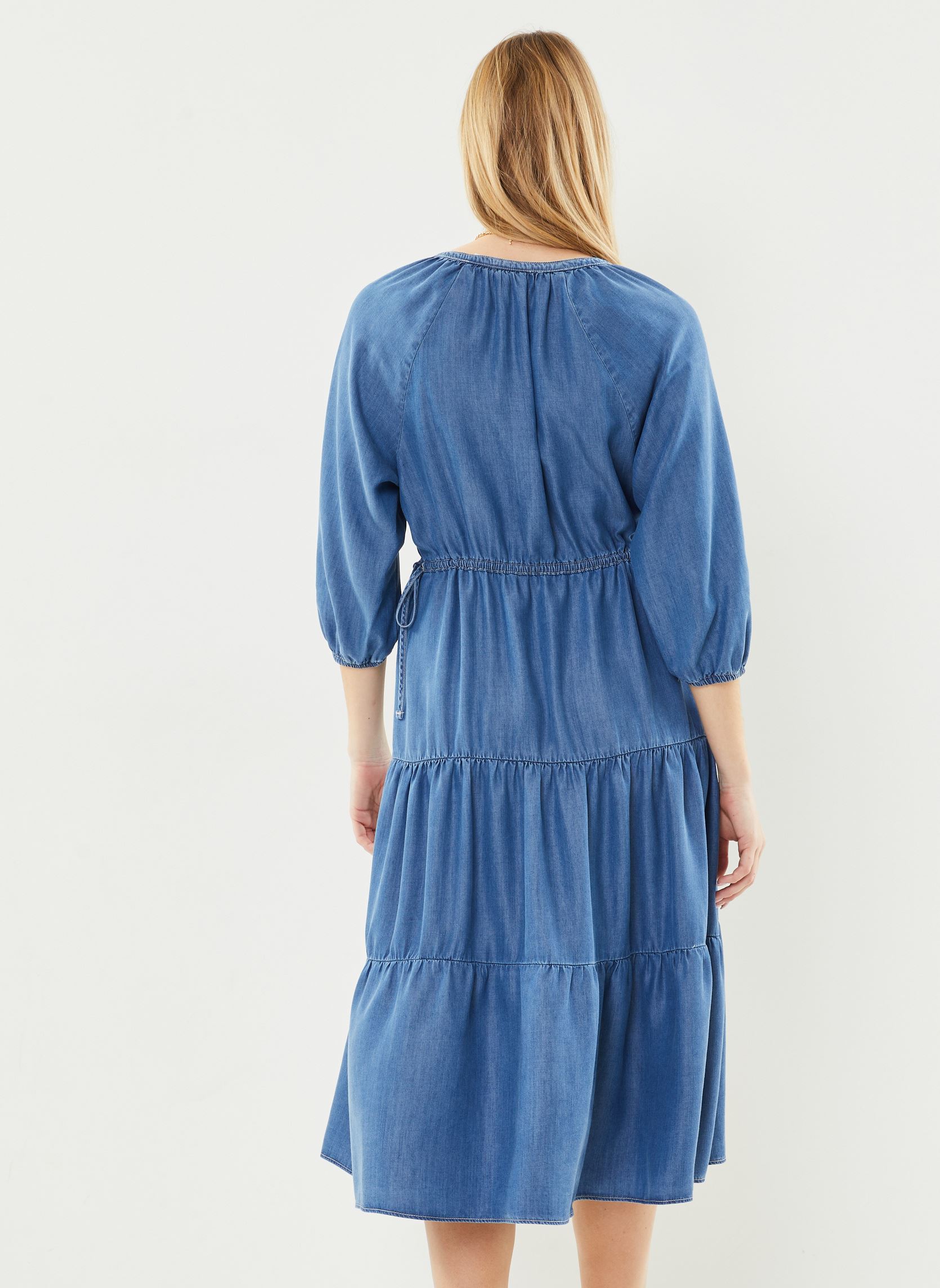 Kleider Cecile Midi Dress damen blau Levi's Kleider Cecile Midi Dress damen blau Paper Map 3