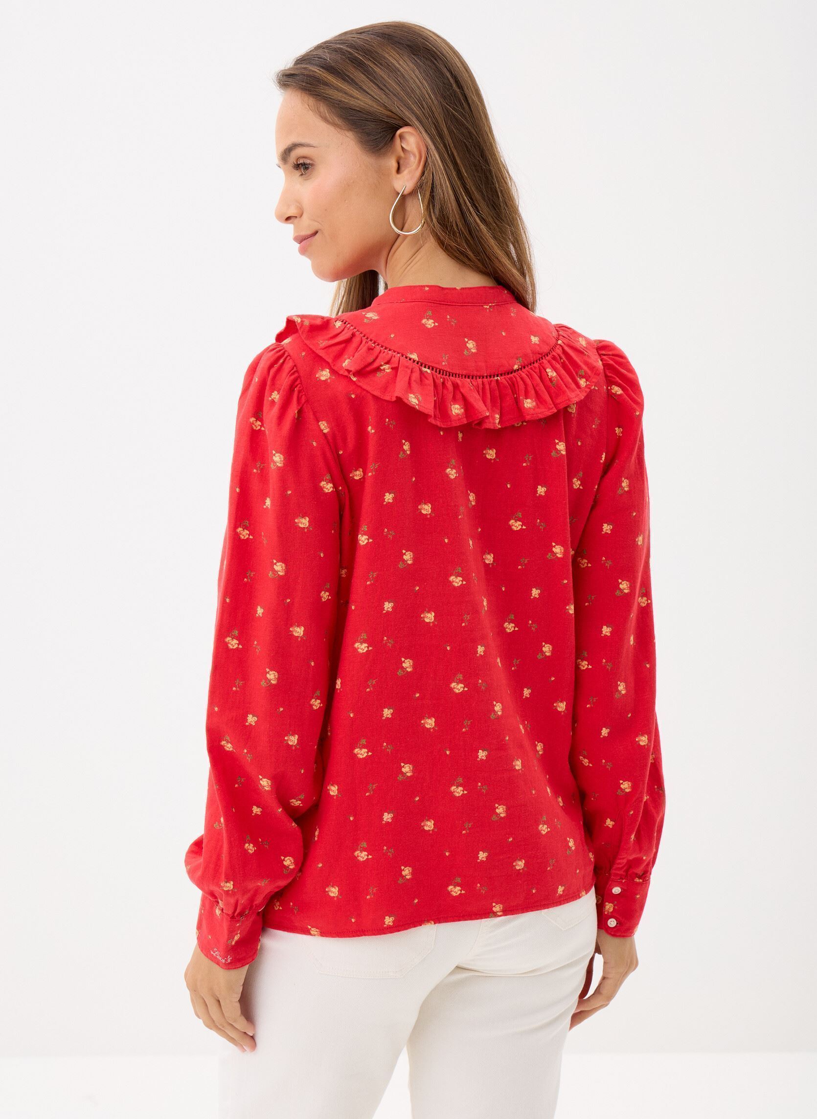 Blouses manches longues Carinna Blouse femme rouge Levi's Blouses manches longues Carinna Blouse femme rouge Nina Floral Script R