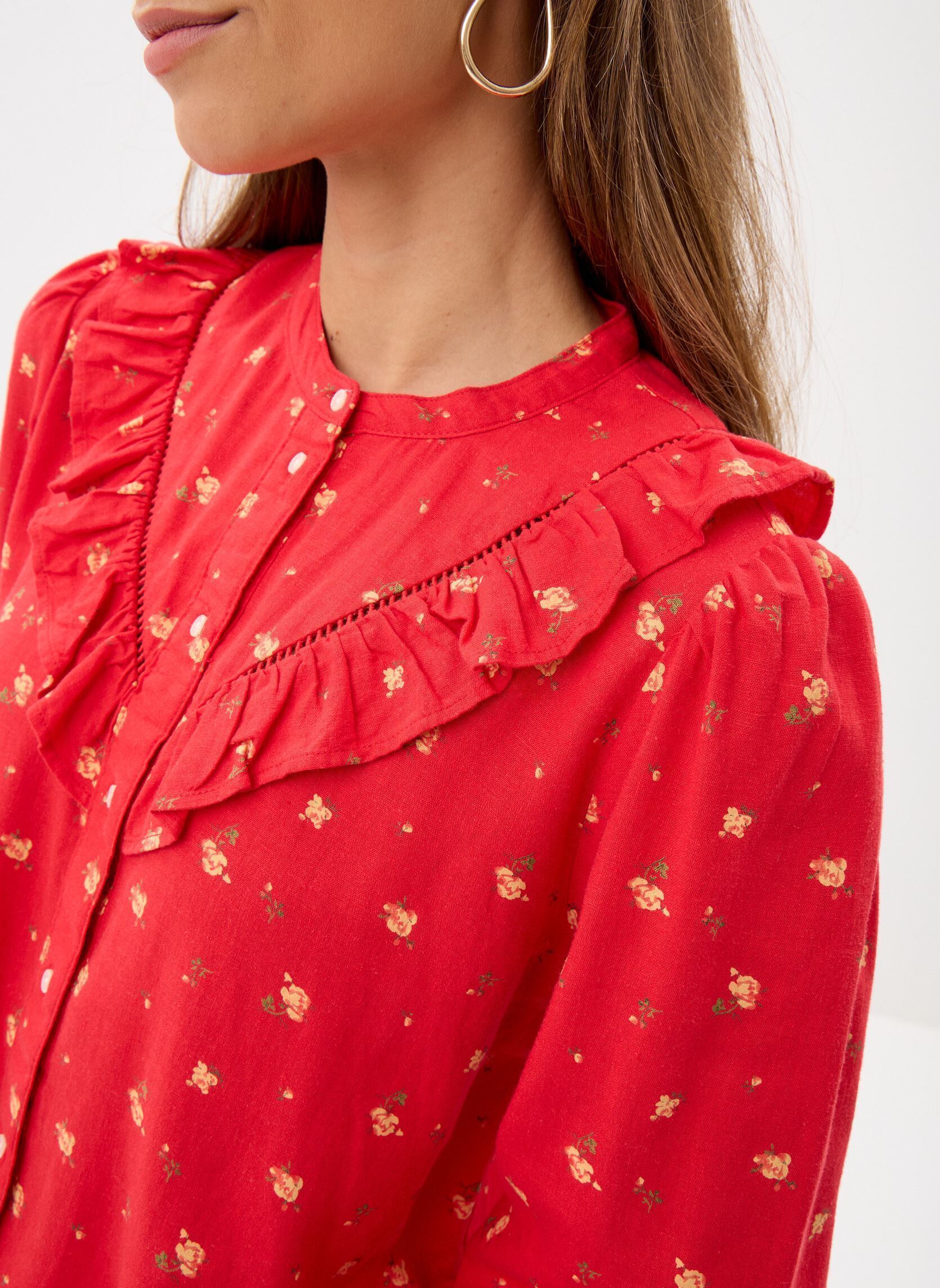Blouses manches longues Carinna Blouse femme rouge Levi's Blouses manches longues Carinna Blouse femme rouge Nina Floral Script R