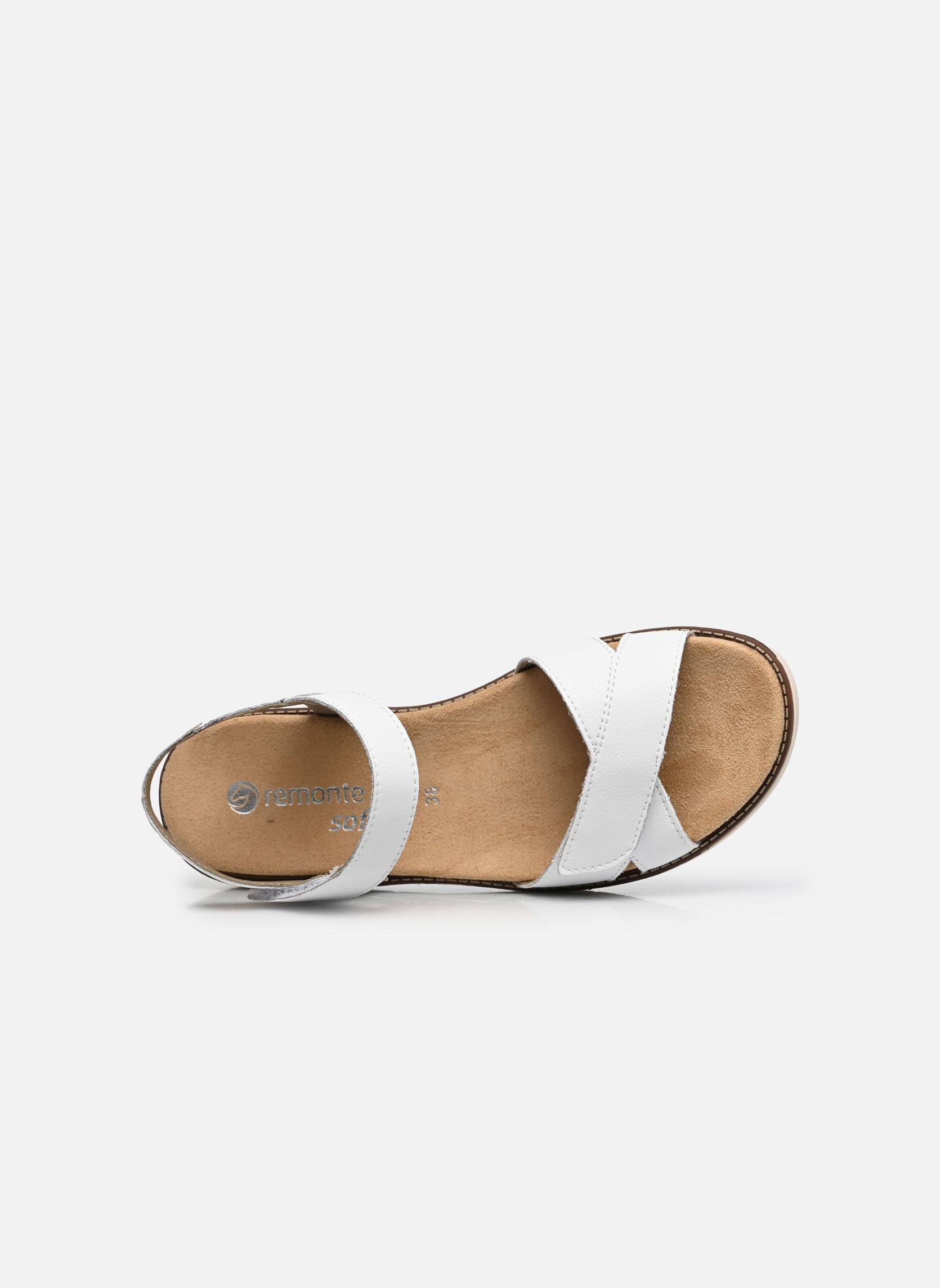 Sandales plates D2049 femme blanc Remonte Sandales plates D2049 femme blanc BLANC